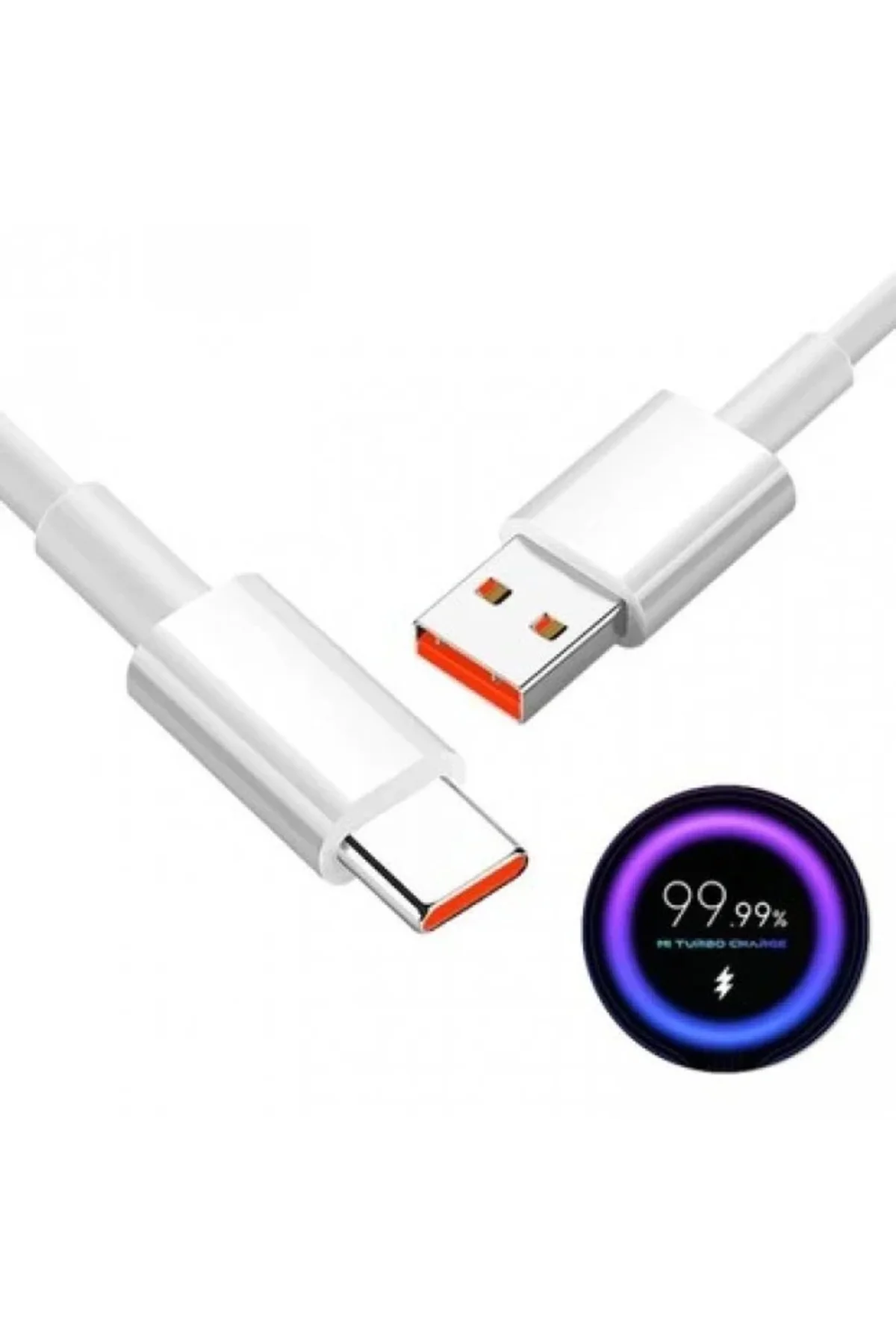 Omix X600 uyumlu - Hızlı Şarj Kablosu USB Girişli Type-C 67W 120W Kablo - M6