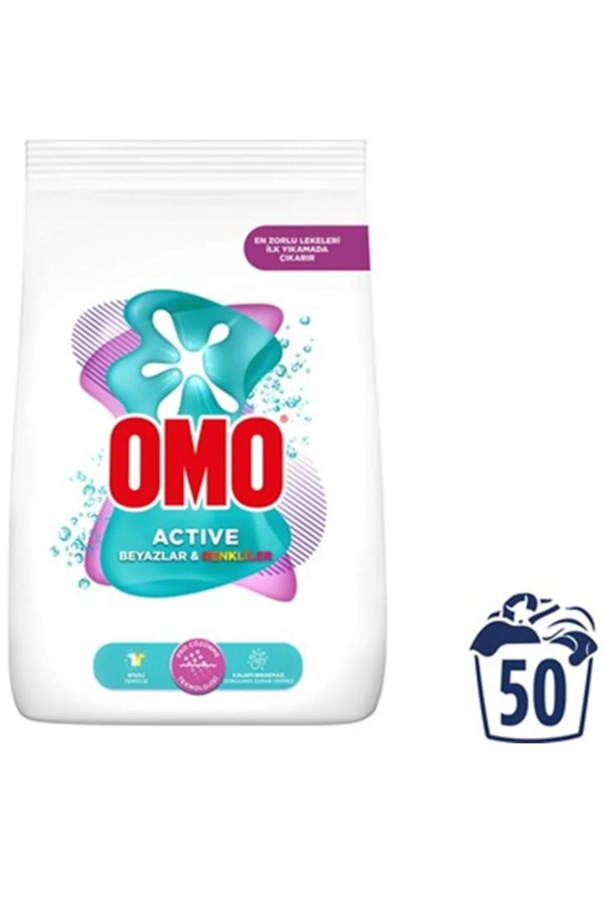 OMOActive Beyaz ve Renkliler Toz 7,5 KG