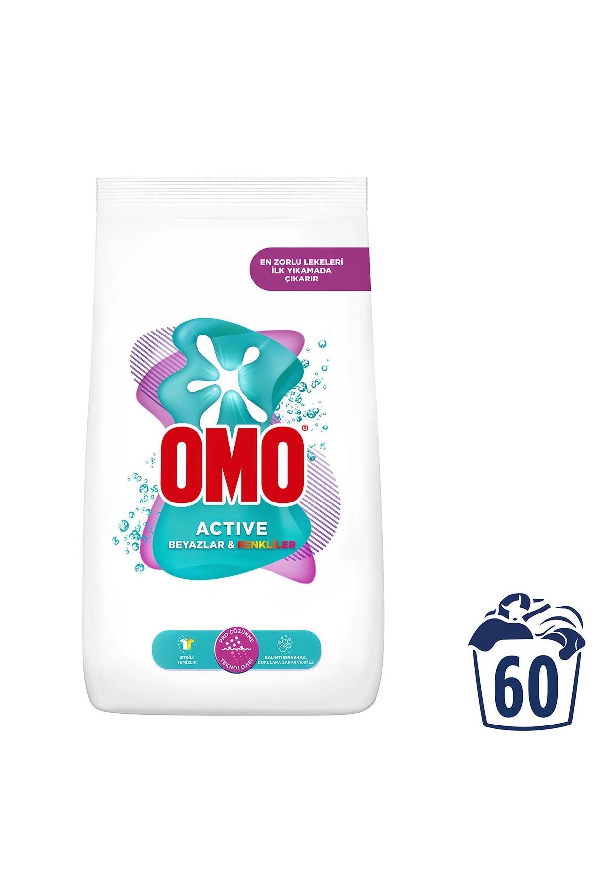 OMOActive Beyazlar & Renkliler Toz Deterjanı 9 Kg