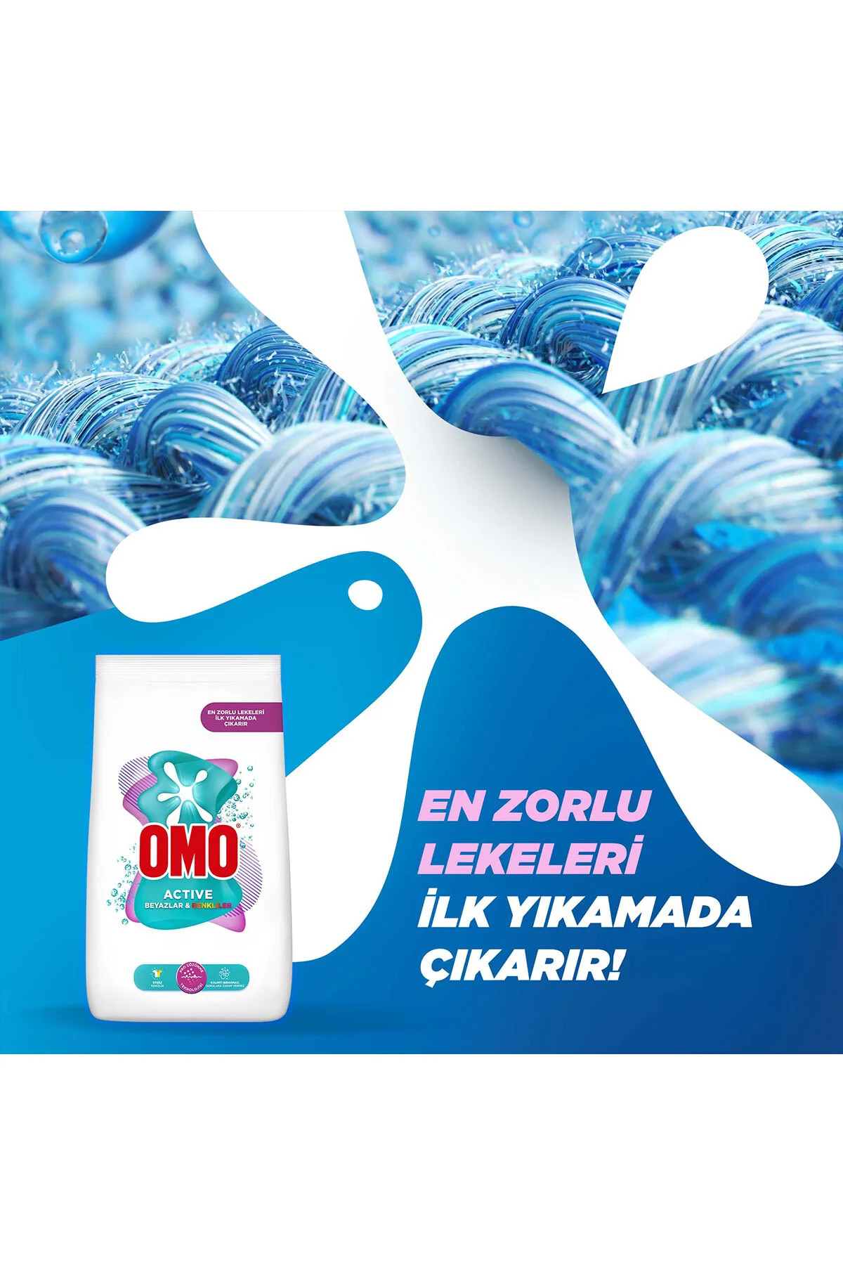 OMOActive Beyazlar & Renkliler Toz Deterjanı 9 Kg