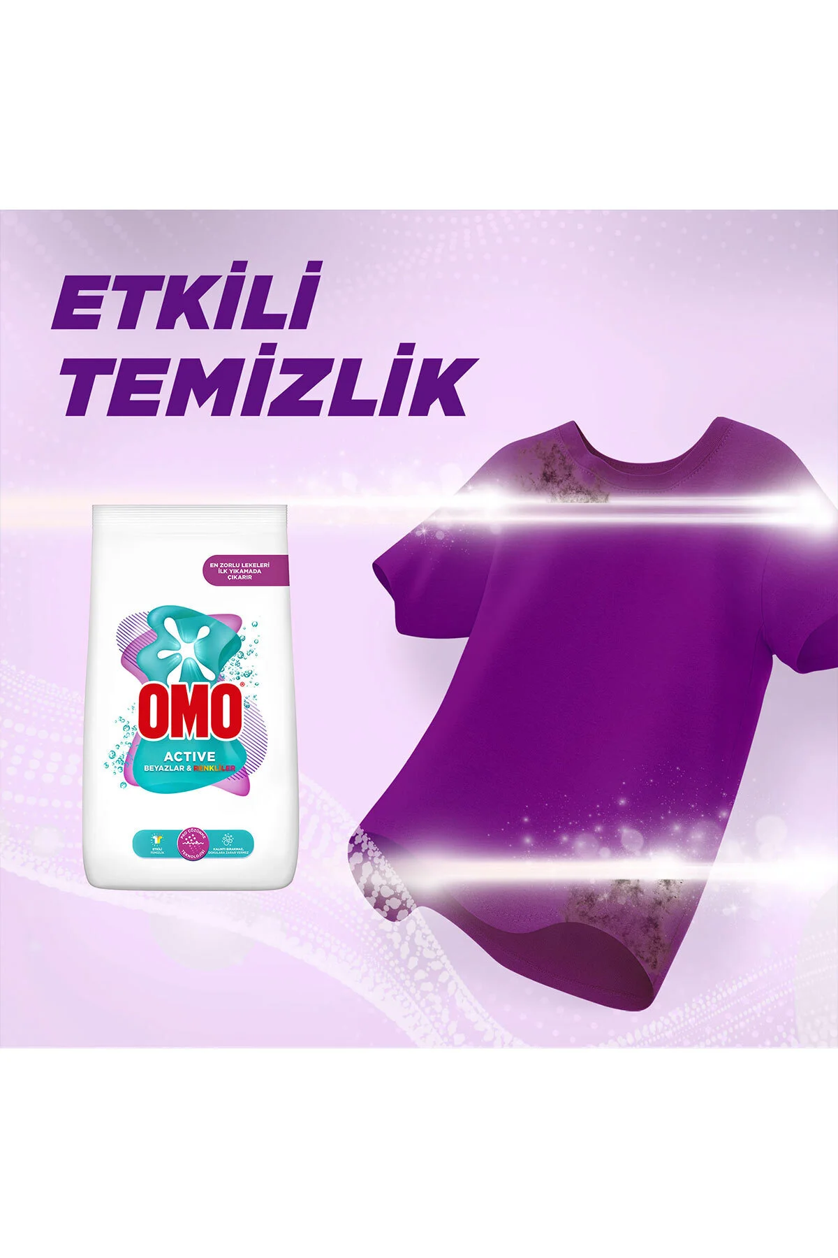 OMOActive Beyazlar & Renkliler Toz Deterjanı 9 Kg