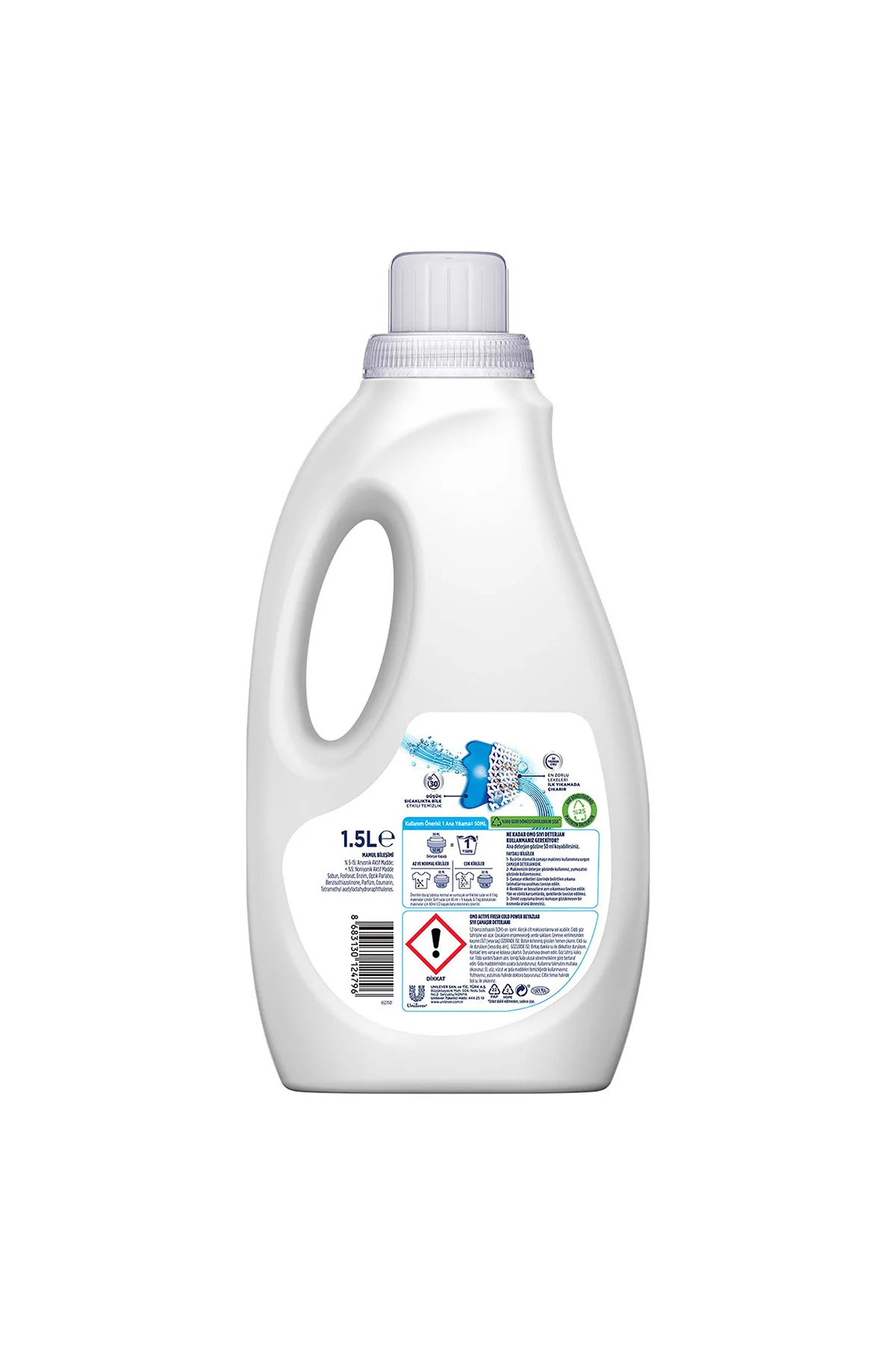 OMOActive Fresh Cold Power Beyazlar İçin Sıvı Deterjan 1500 ml x1