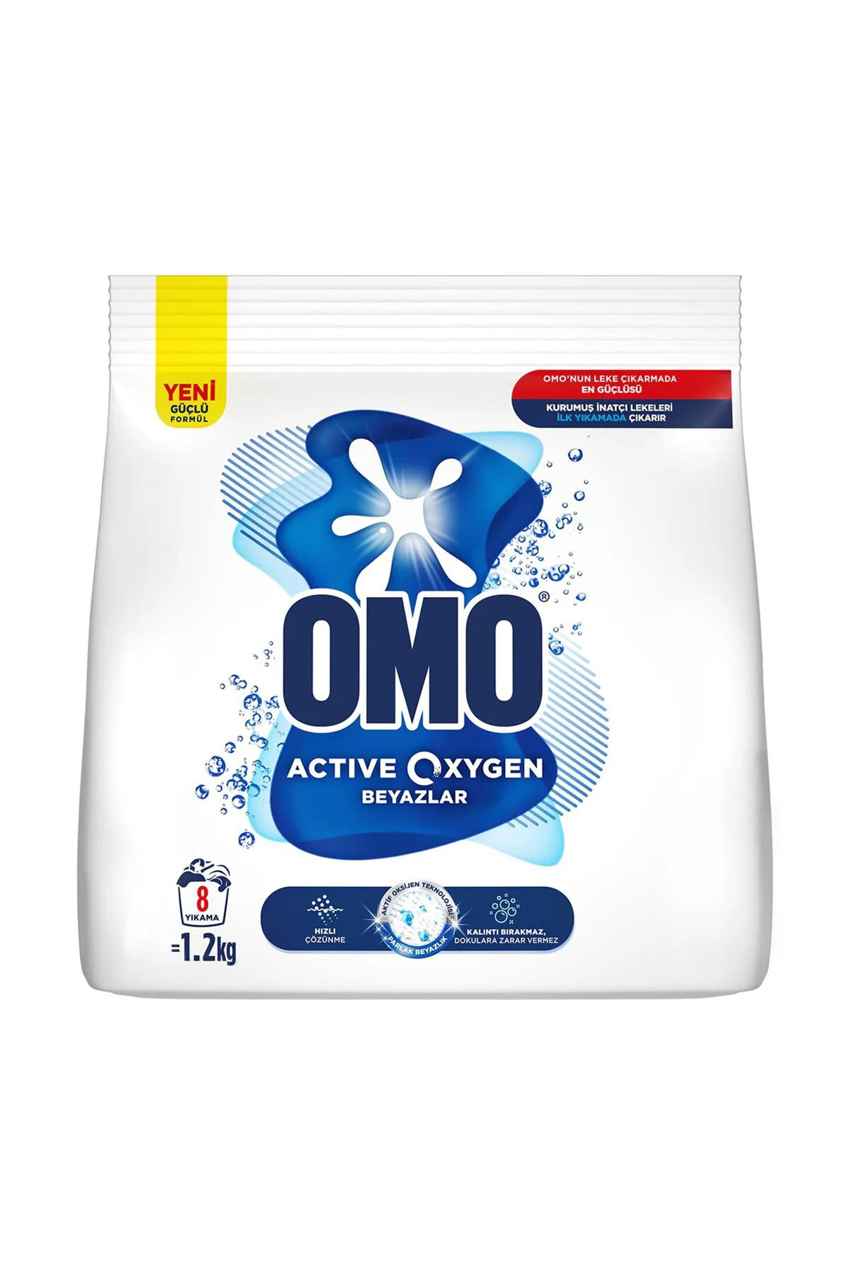 OMOActive Oxygen Toz Çamaşır Deterjanı Beyazlar İçin 1,2 Kg