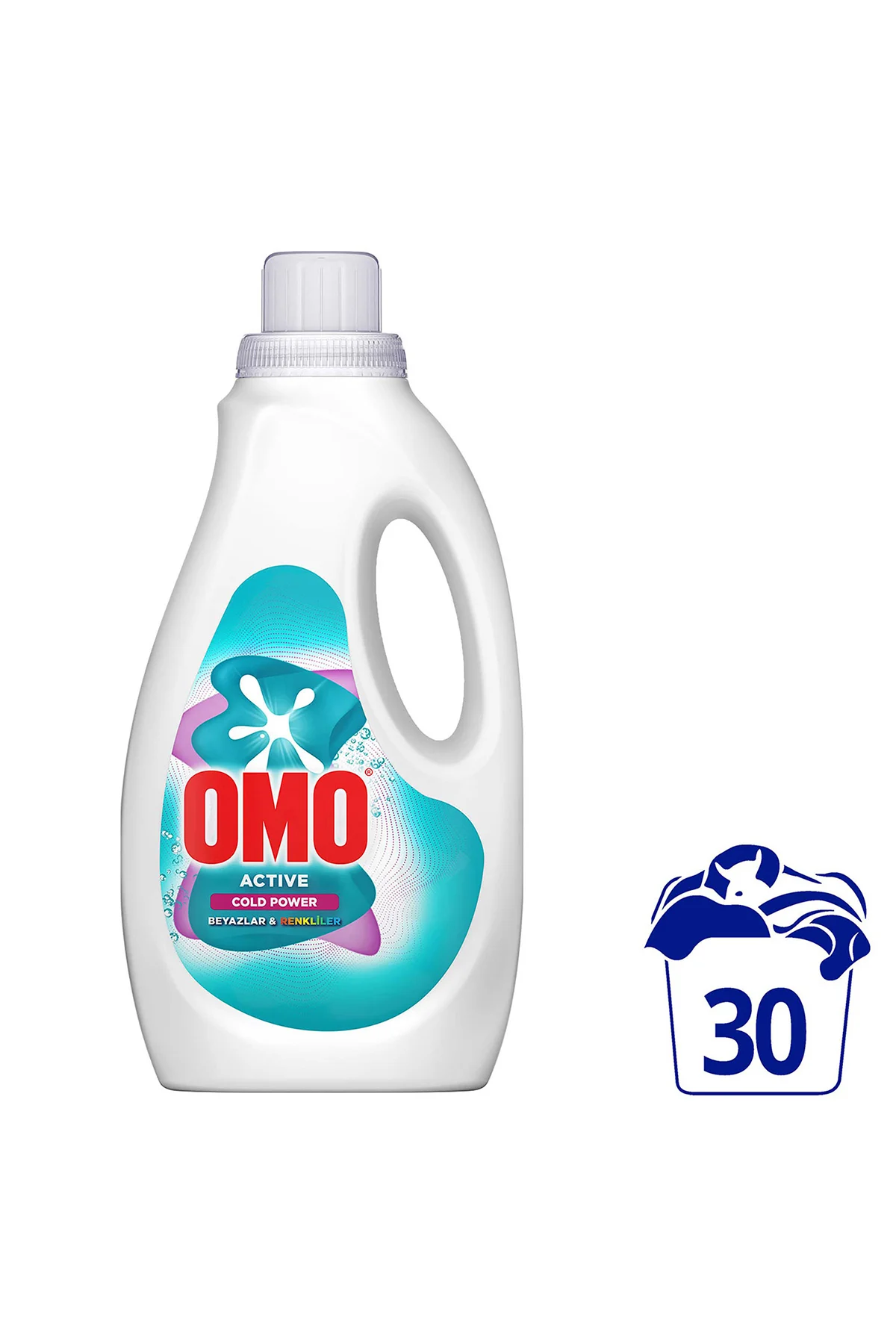 OMOBEYAZLAR ve Renkliler için Sıvı Deterjan 1500 ml