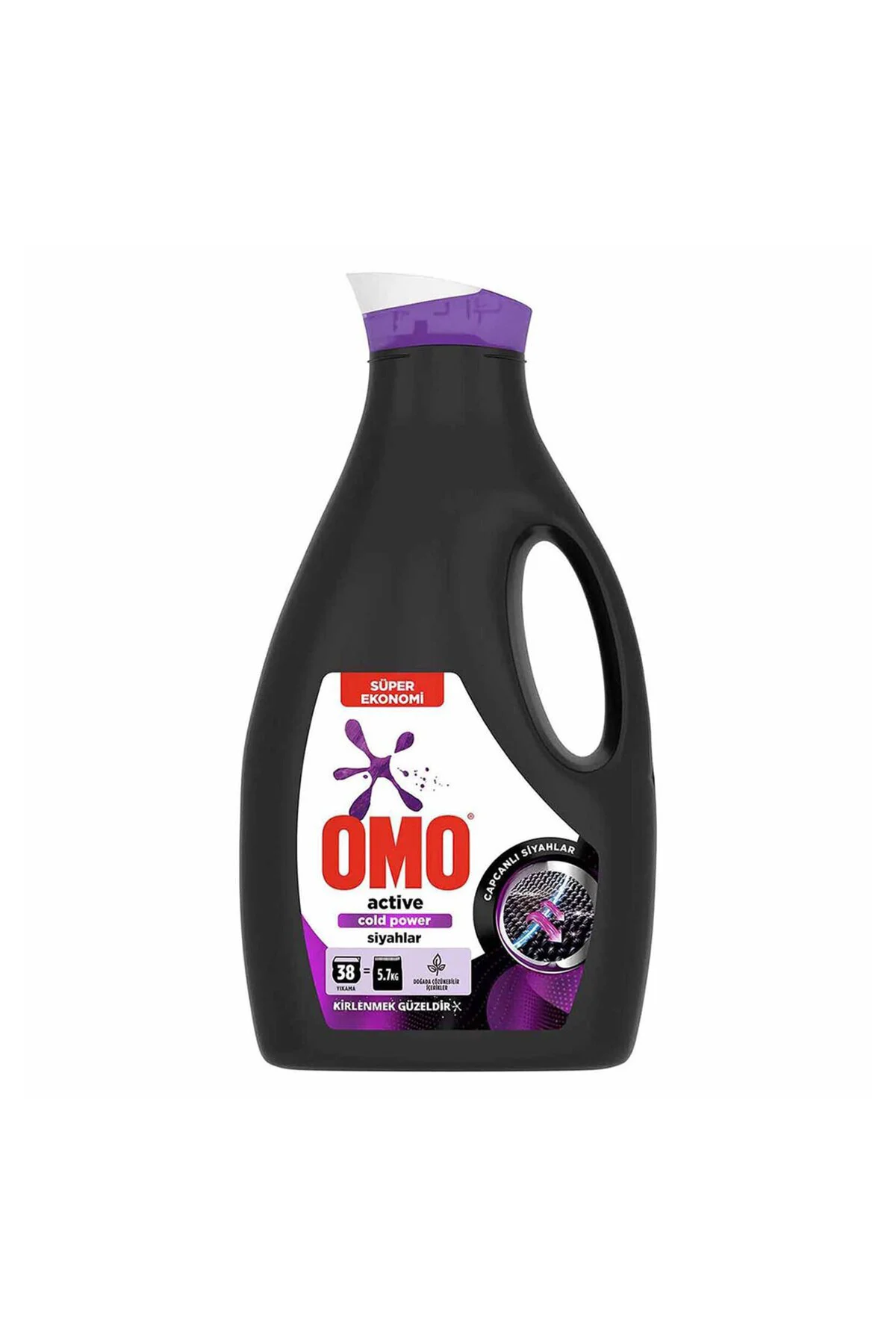 OMOSiyah Sıvı Deterjan 38 Yıkama 2470 Ml
