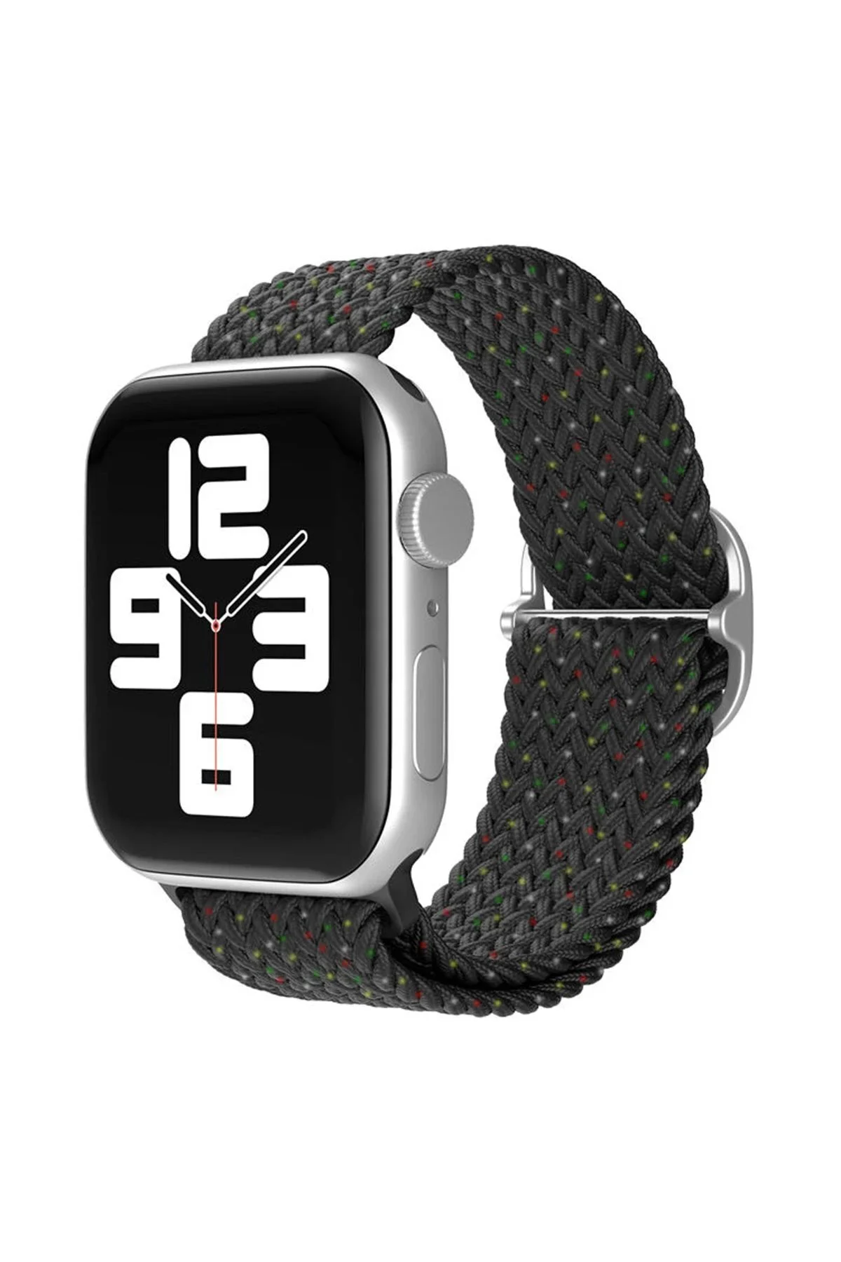 Omr Apple Watch 38Mm Star Kordon - Benekli Siyah