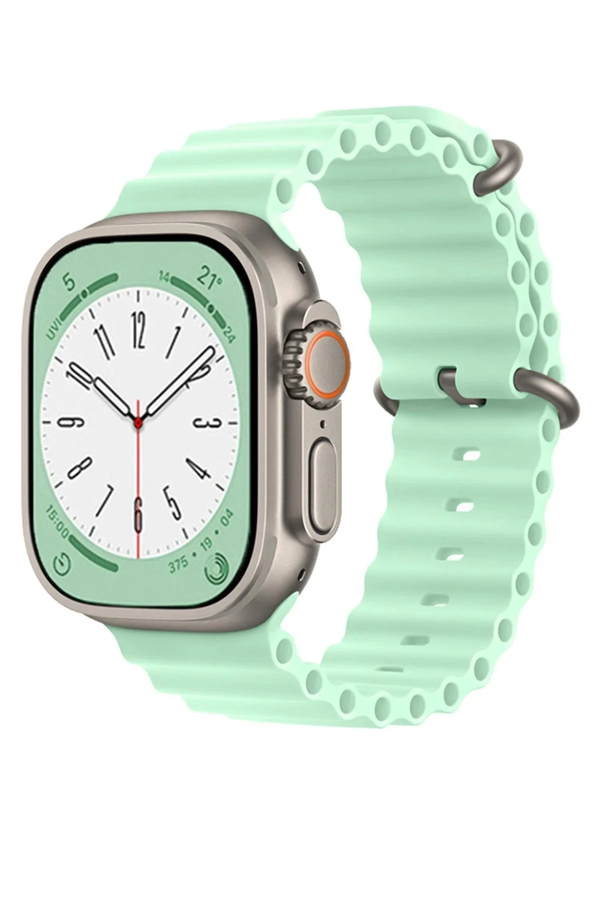 Omr Apple Watch 38Mm Ocean Kordon - Açık Yeşil