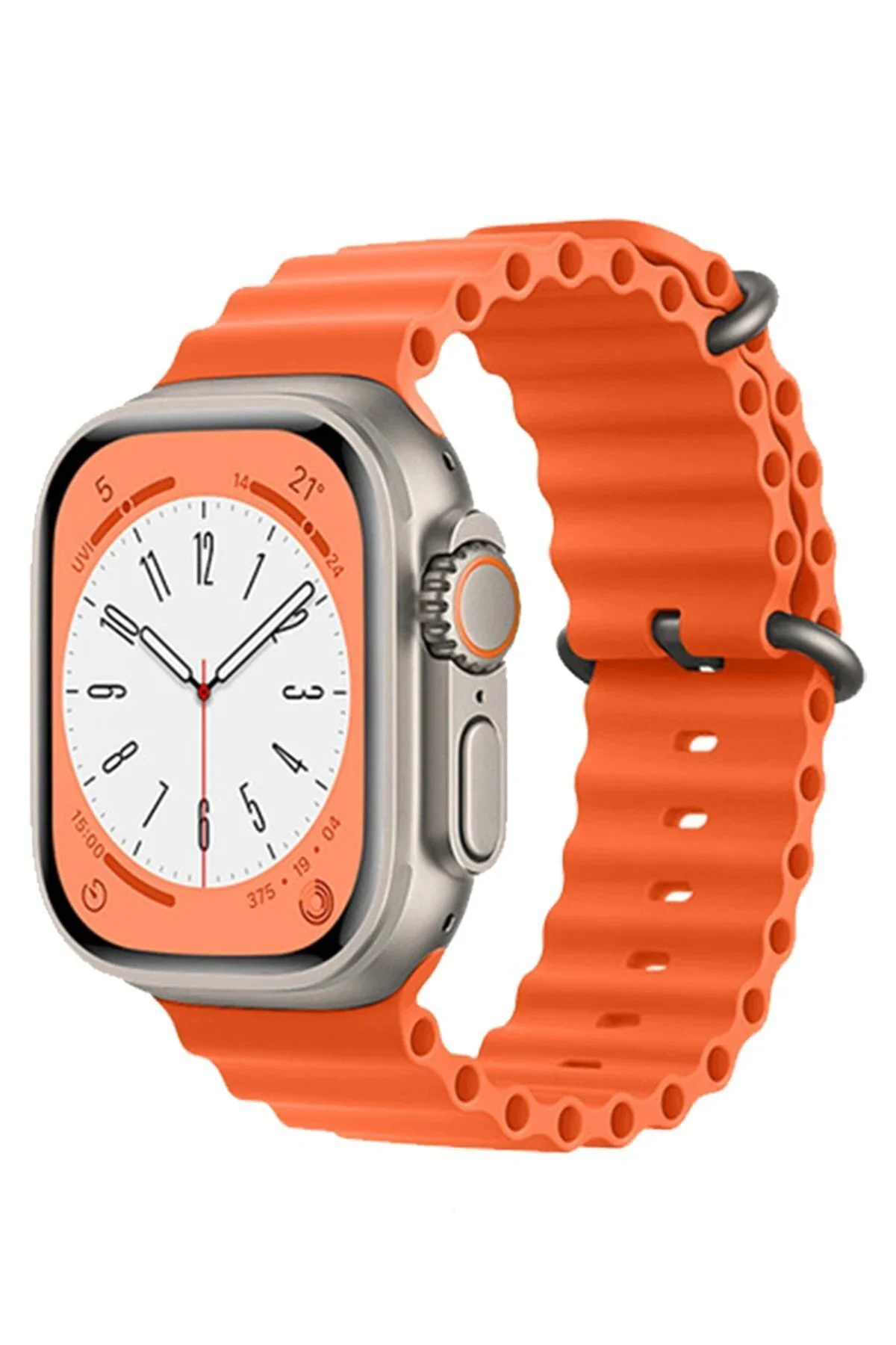 Omr Apple Watch 38Mm Ocean Kordon - Turuncu