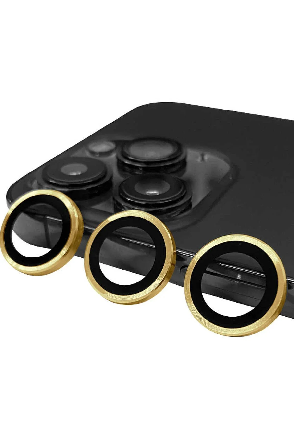 Omr Iphone 14 Pro Max Raze Metal Kamera Lens - Gold Omr Iphone 14 Pro Max Raze Metal Kamera Lens - Gold