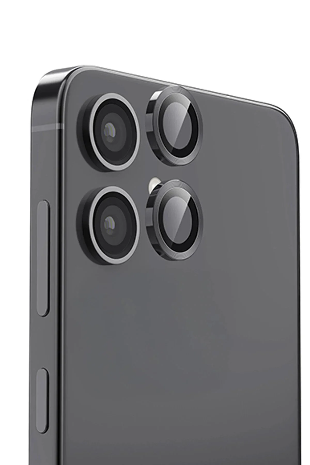 Omr Samsung Galaxy A06 Raze Metal Kamera Lens - Siyah Omr Samsung Galaxy A06 Raze Metal Kamera Lens - Siyah