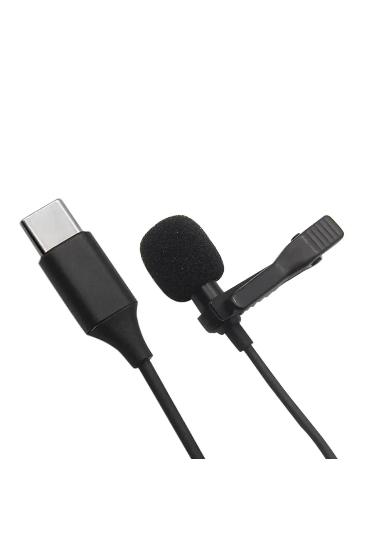 Omr Type-C 2 Metre Double Mikrofon - Siyah
