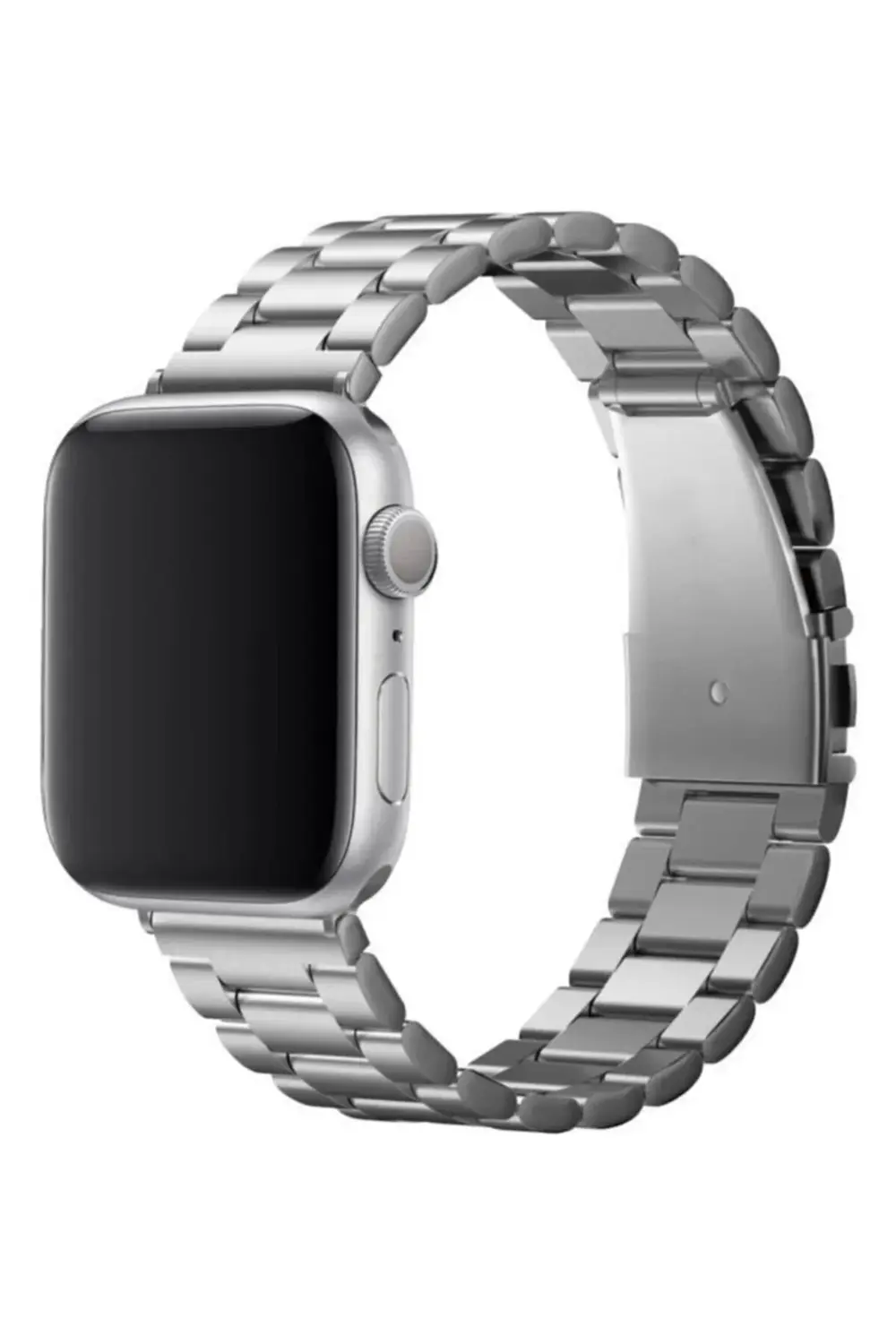 OMR02 Apple Watch 42mm Metal Baklalı Kordon - Gümüş