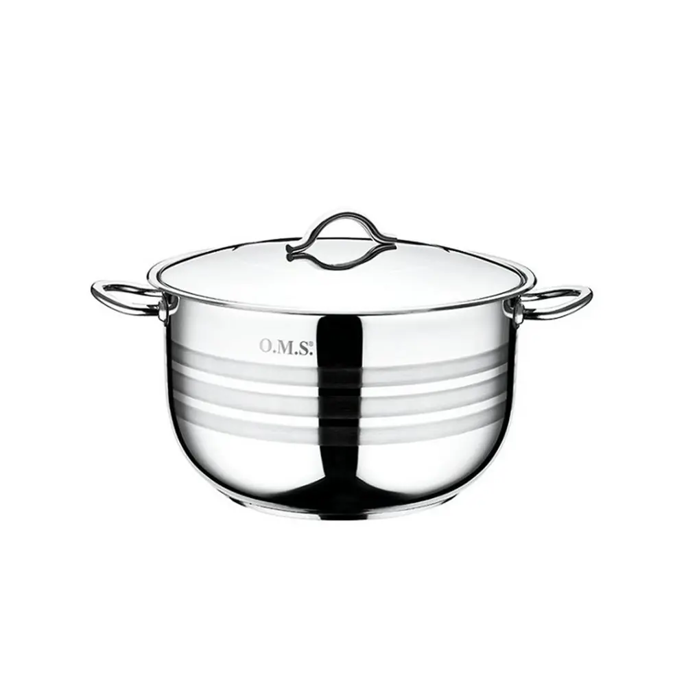 Oms 2005 Mega Çelik Tencere 30x20 Cm 14 Litre