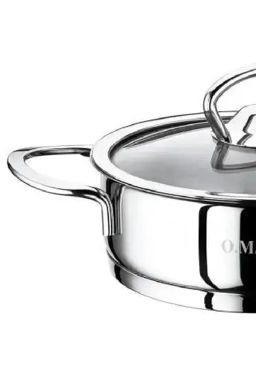 Oms 2008 Mini Basık Çelik Tencere 14x5 Cm 0,70 Litre