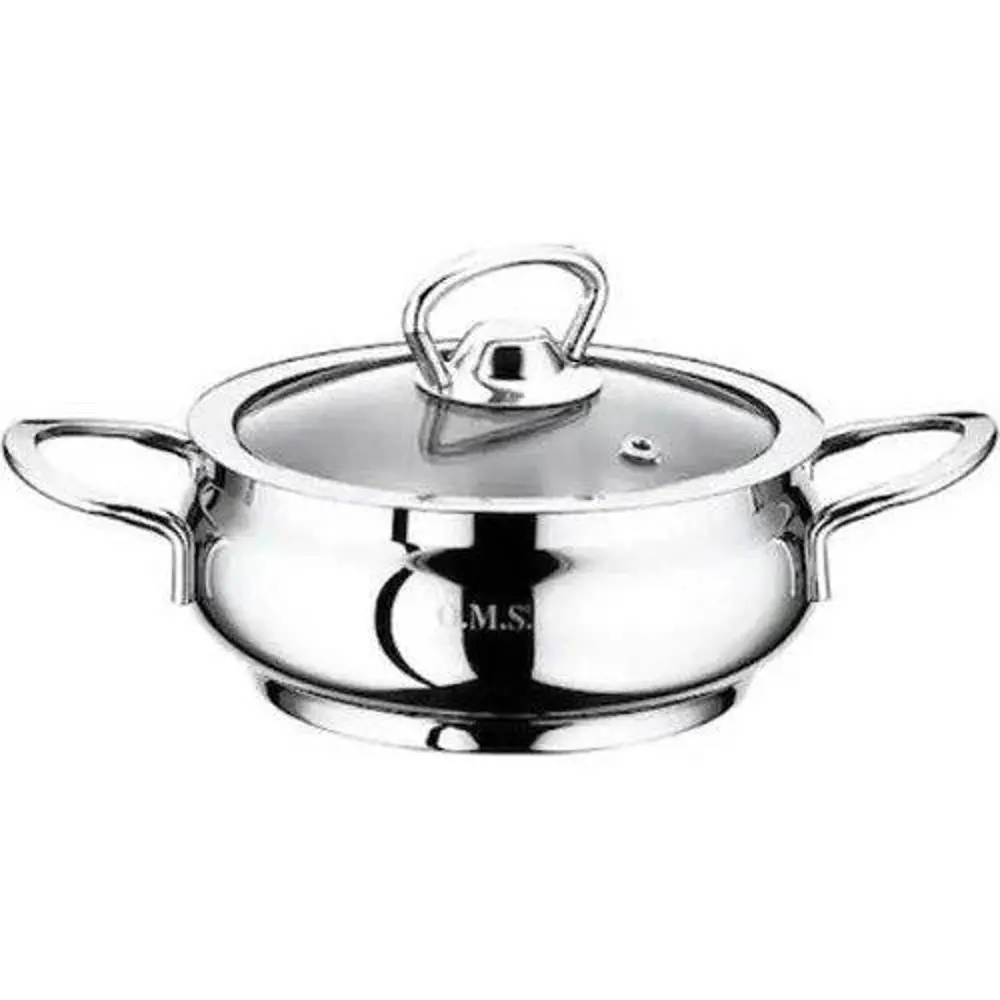 Oms 2009 Mini Küre Basık Sahan Tencere 12x6 Cm 0,60 Litre