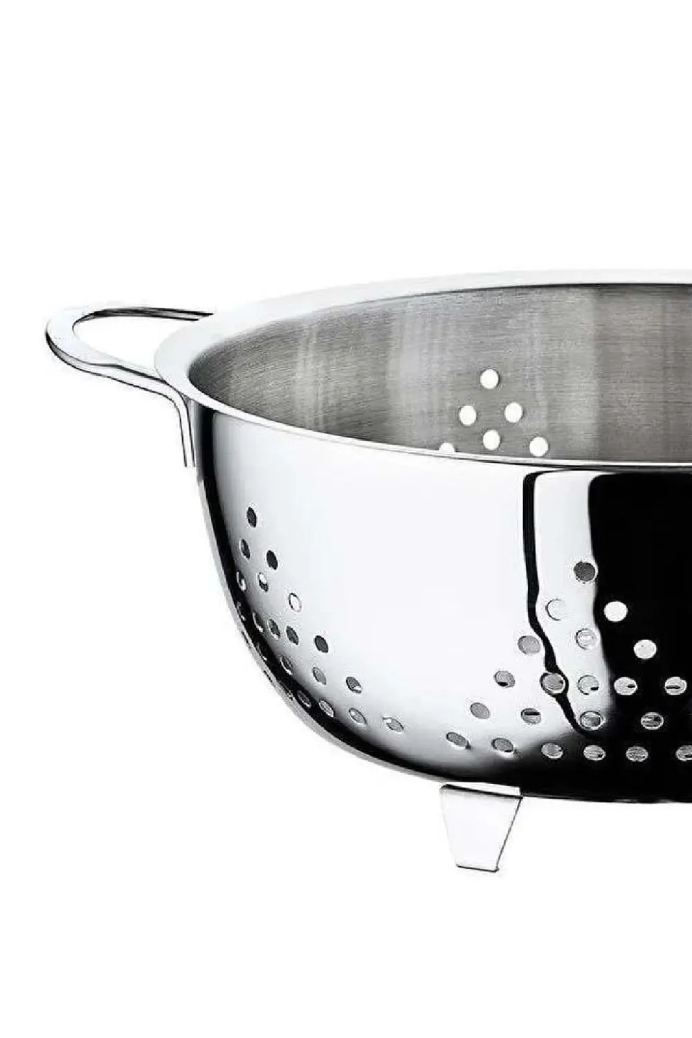 Oms 6081 Ayaklı Çelik Makarna Süzgeç 24 Cm