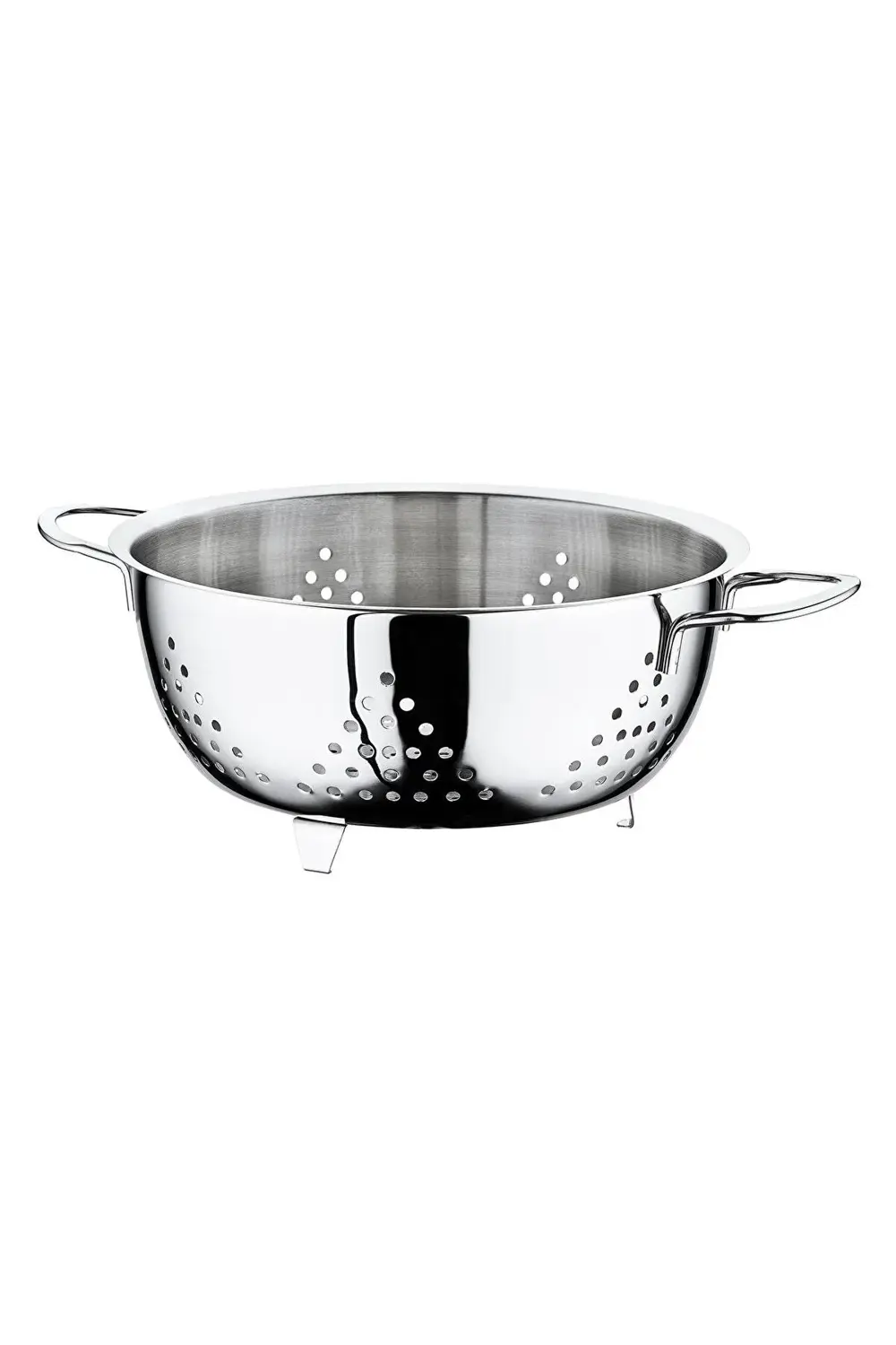 Oms 6081 Ayaklı Çelik Makarna Süzgeç 24 Cm