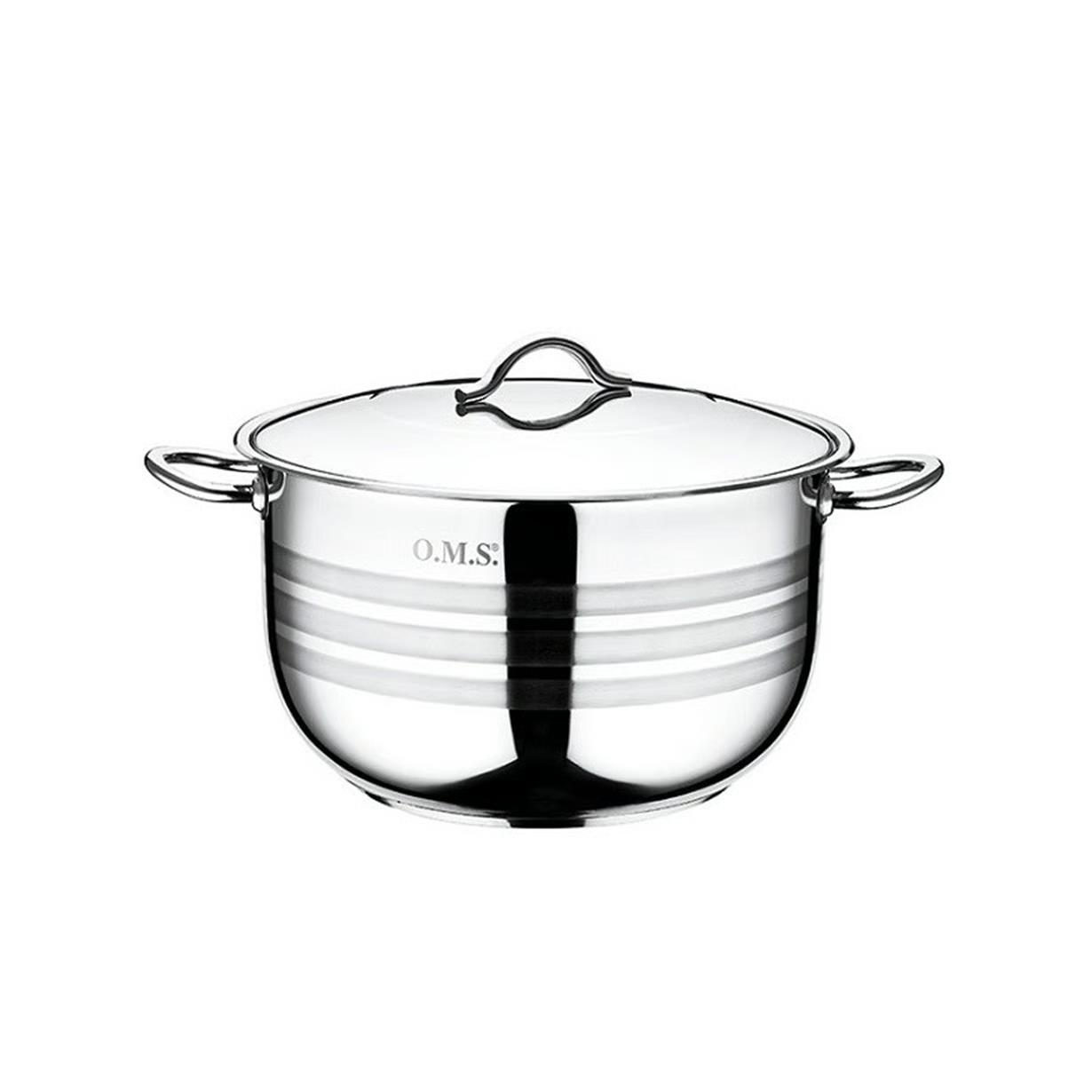 Oms Derin Çelik Tencere 30X20 Cm 2005 Oms Derin Çelik Tencere 30X20 Cm 2005