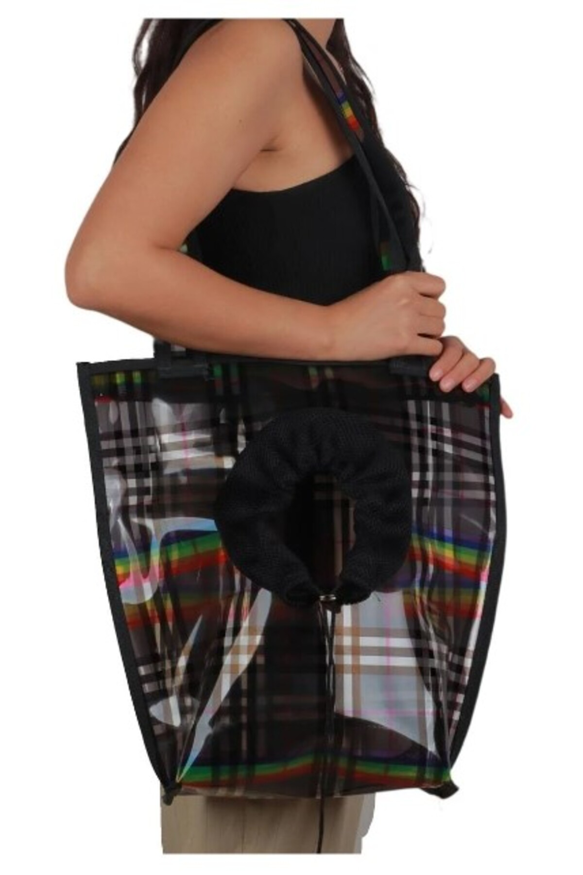 Hobi Omuz Askılı Şeffaf Kedi Taşıma Çantası - Konforlu, Güvenli Ve Şık