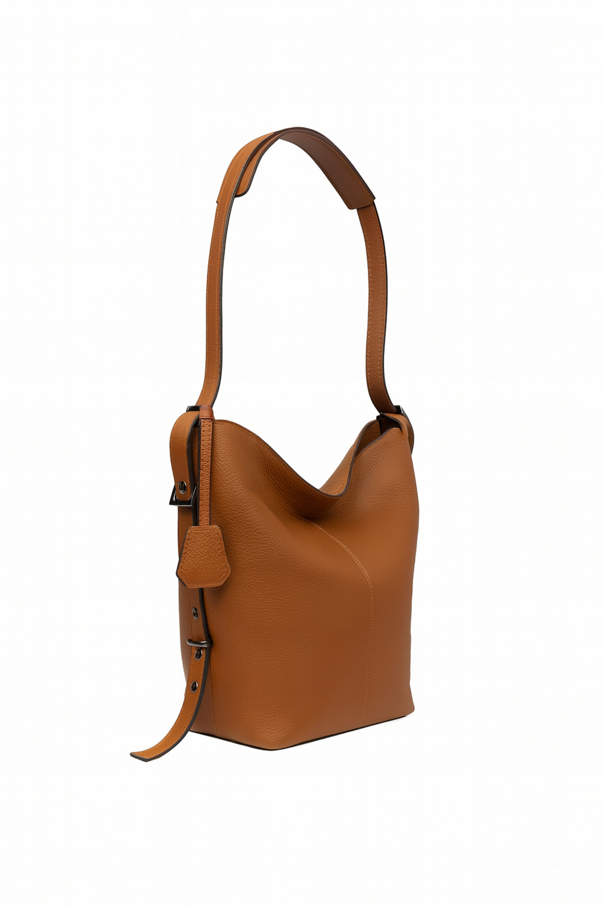 Omuz Çantası Taba Hakiki Deri