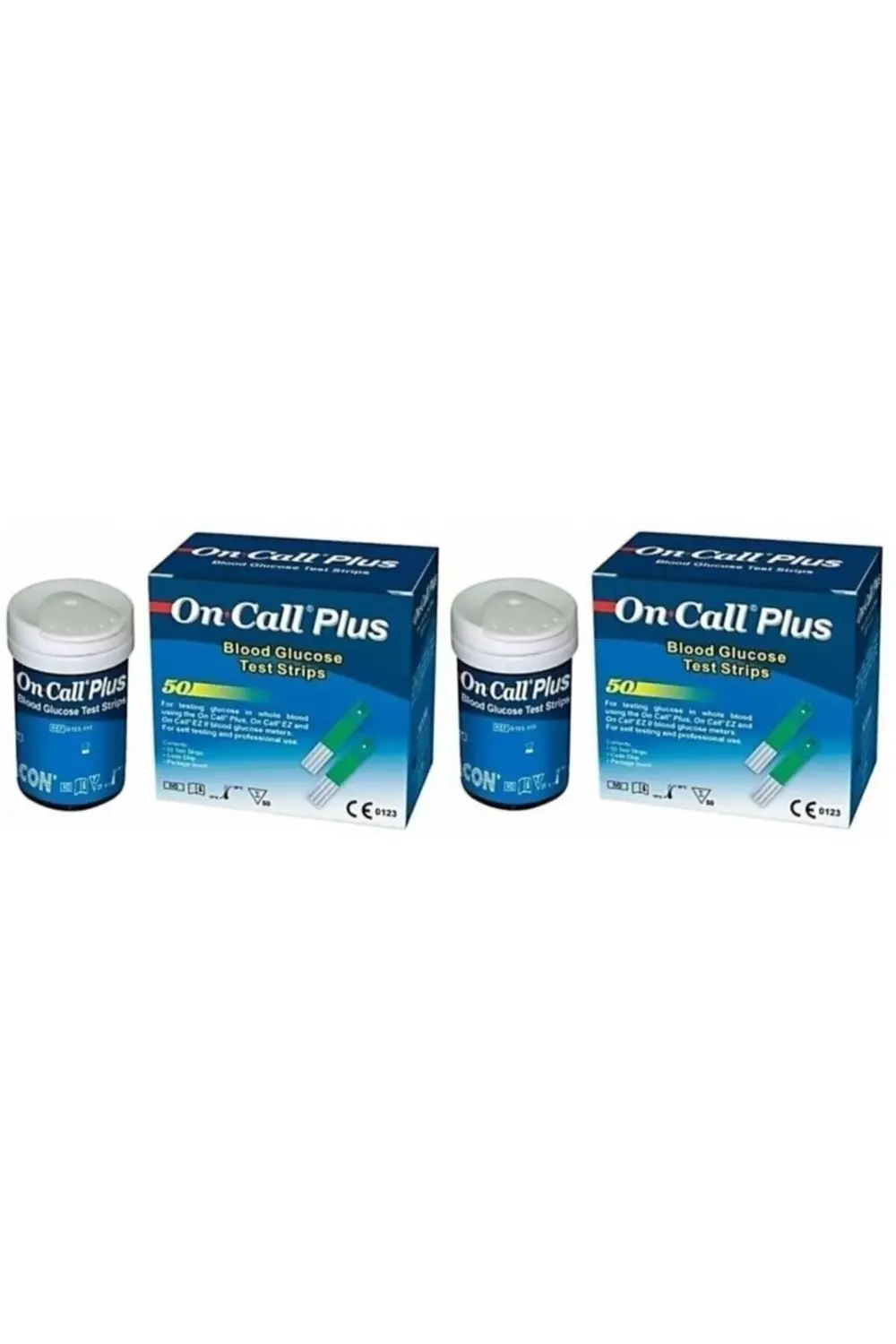 On Call Plus Ölçüm Çubuğu Test Strip 100 Adet, (50 Adet X 2 Kutu)
