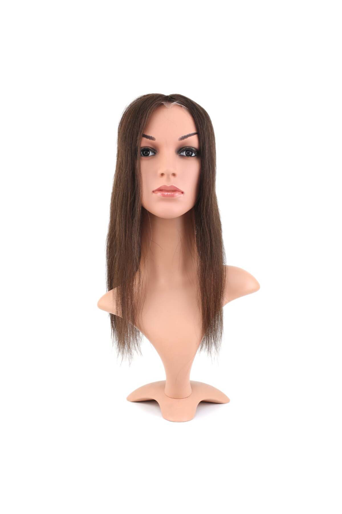 Fantaziatölyesi Ön Kısmı Ekstra Tül Koyu Kestane Baby Taban Tepelik / 13X14cm