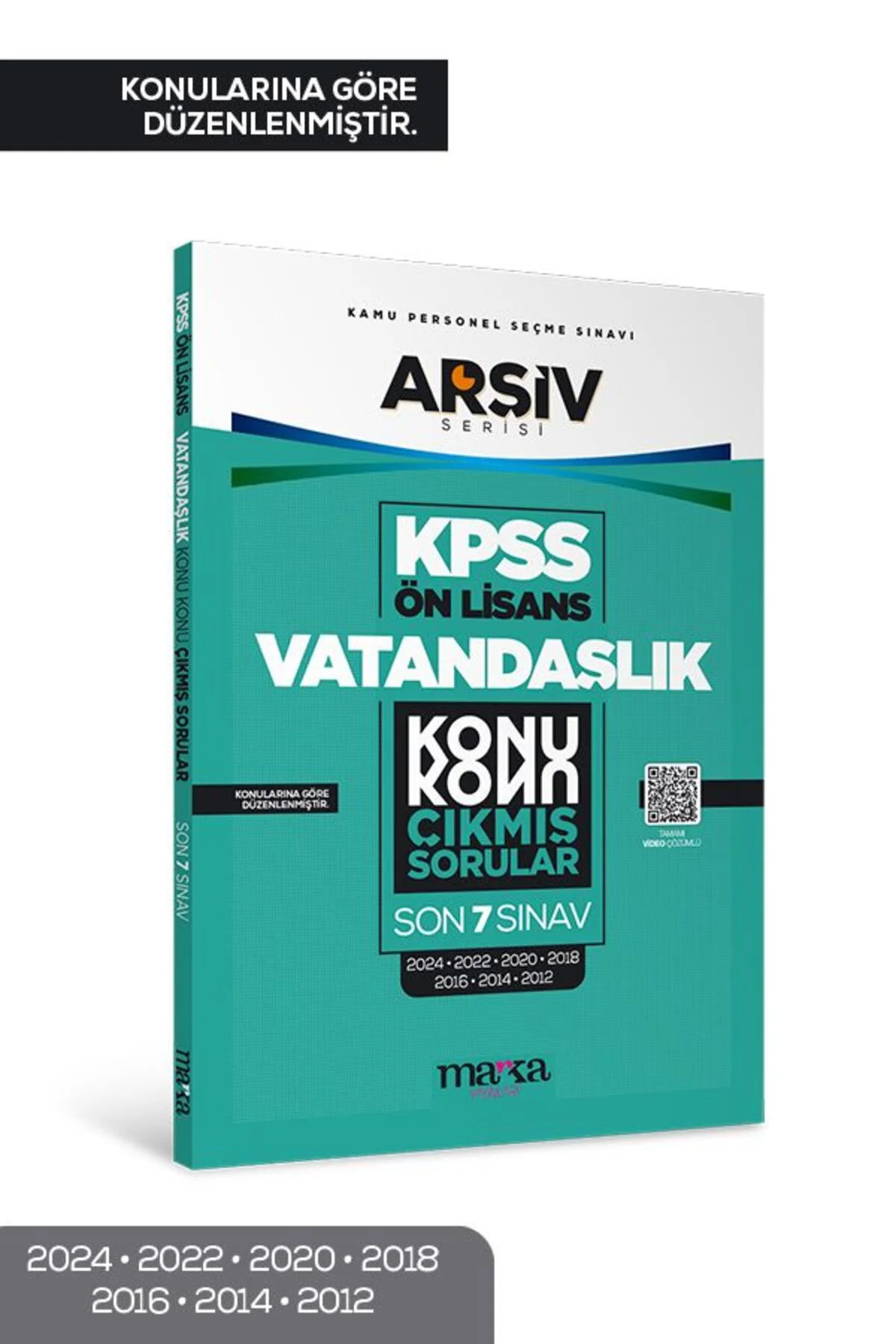 ÖN LİSANS SON 7 SINAV VATANDAŞLIK Konu Konu Çıkmış Sorular Tamamı