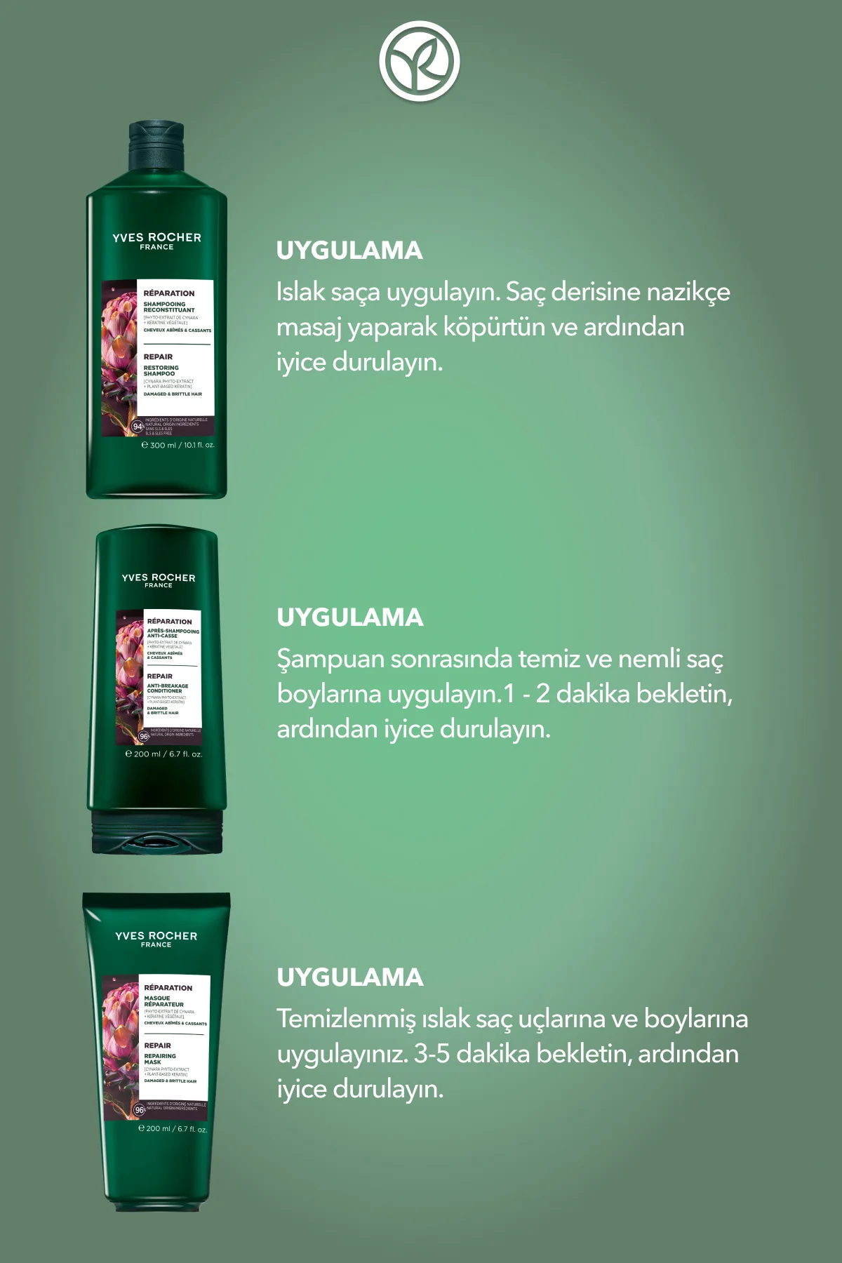 Onarıcı Bitkisel Keratin Prebiyotik Orijinal Boy Bakım Seti -Şamp