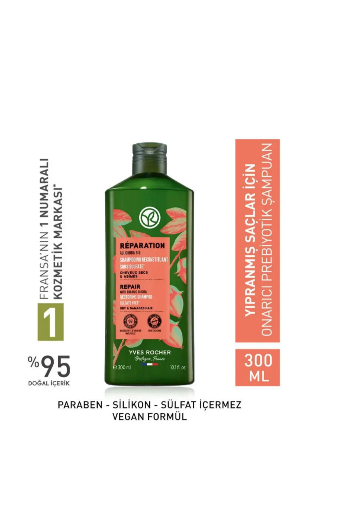 Onarıcı Prebiyotik Şampuan - Yıpranmış Saçlar / Reparation 300 ml Onarıcı Prebiyotik Şampuan - Yıpranmış Saçlar / Reparation 300 ml