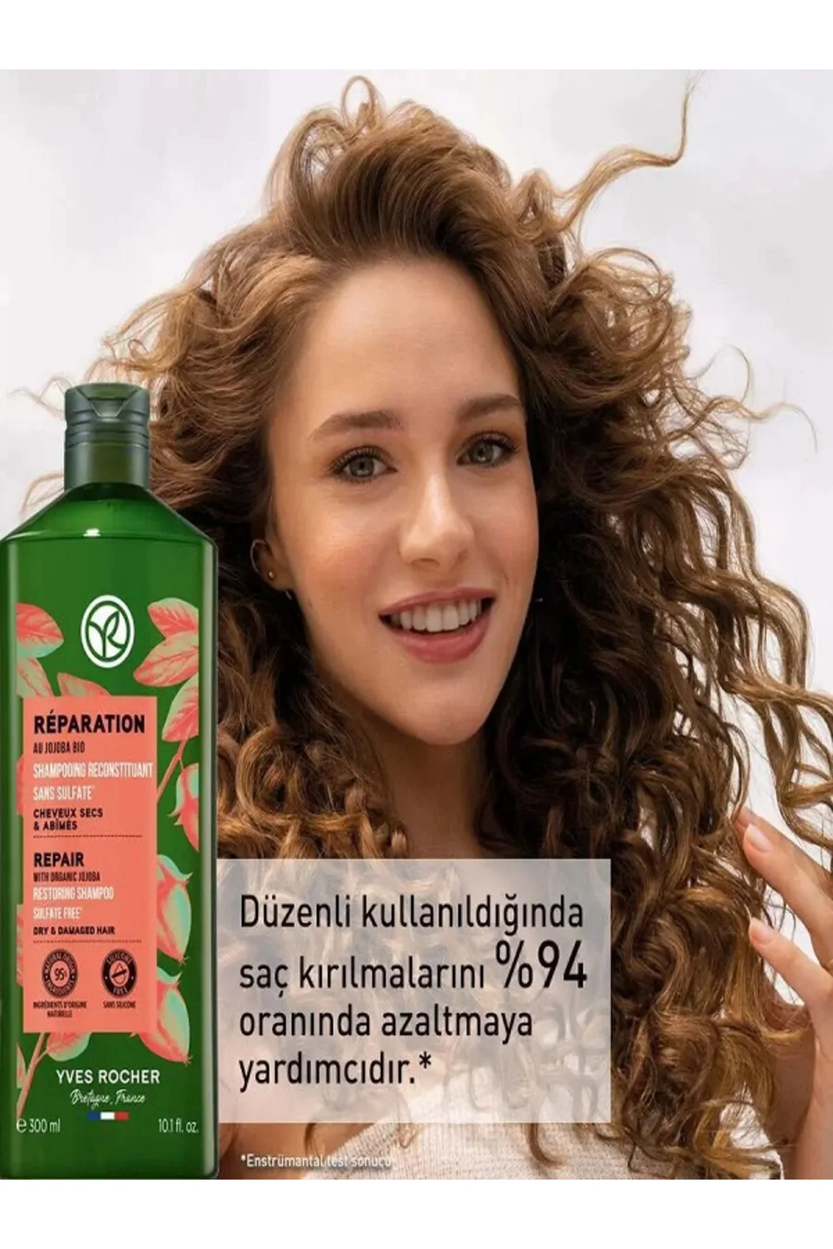 Onarıcı Prebiyotik Şampuan - Yıpranmış Saçlar / Organik Jojoba Ya