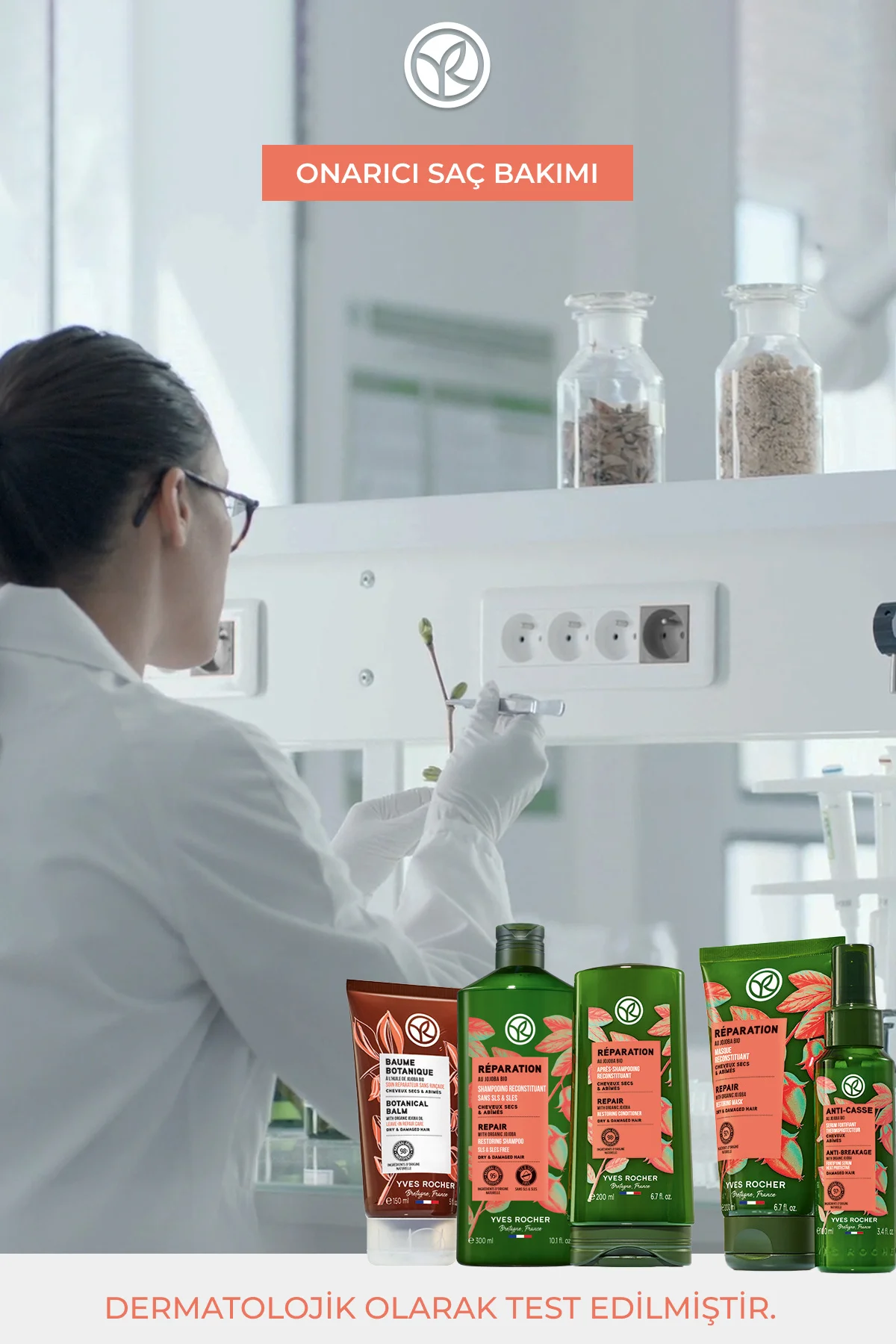 Onarıcı Prebiyotik Saç Maskesi - Yıpranmış Saçlar / Reparation -V