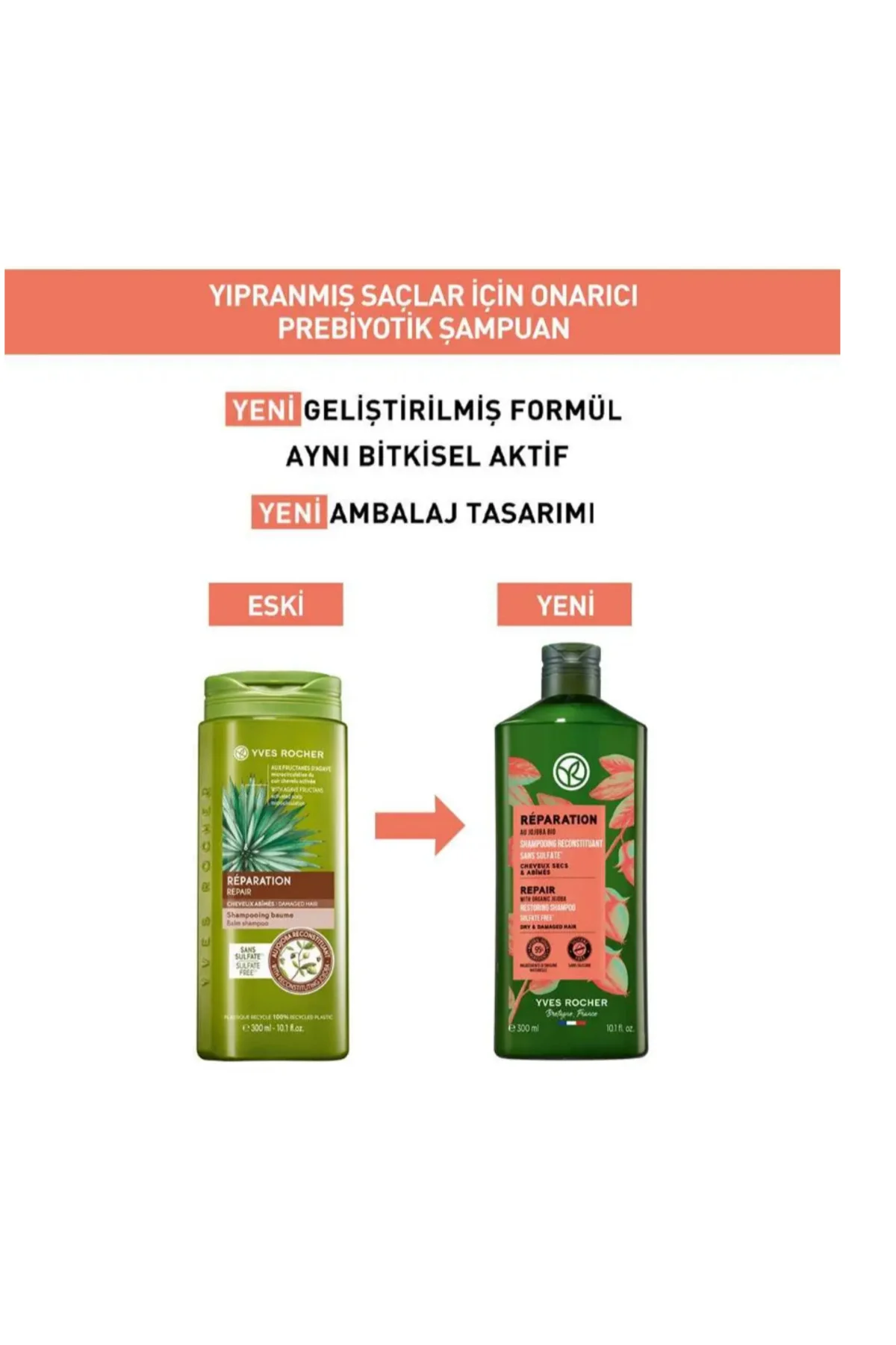 Onarıcı Prebiyotik Şampuan - Yıpranmış Saçlar / Reparation 300 ml Onarıcı Prebiyotik Şampuan - Yıpranmış Saçlar / Reparation 300 ml