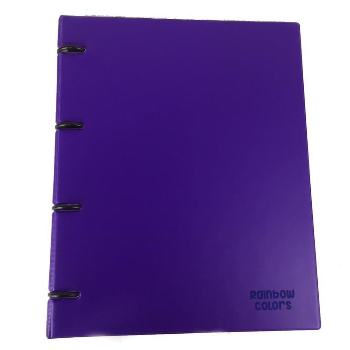 Önder Raınbow Colors 4 Halkalı Pvc Mor 122-22