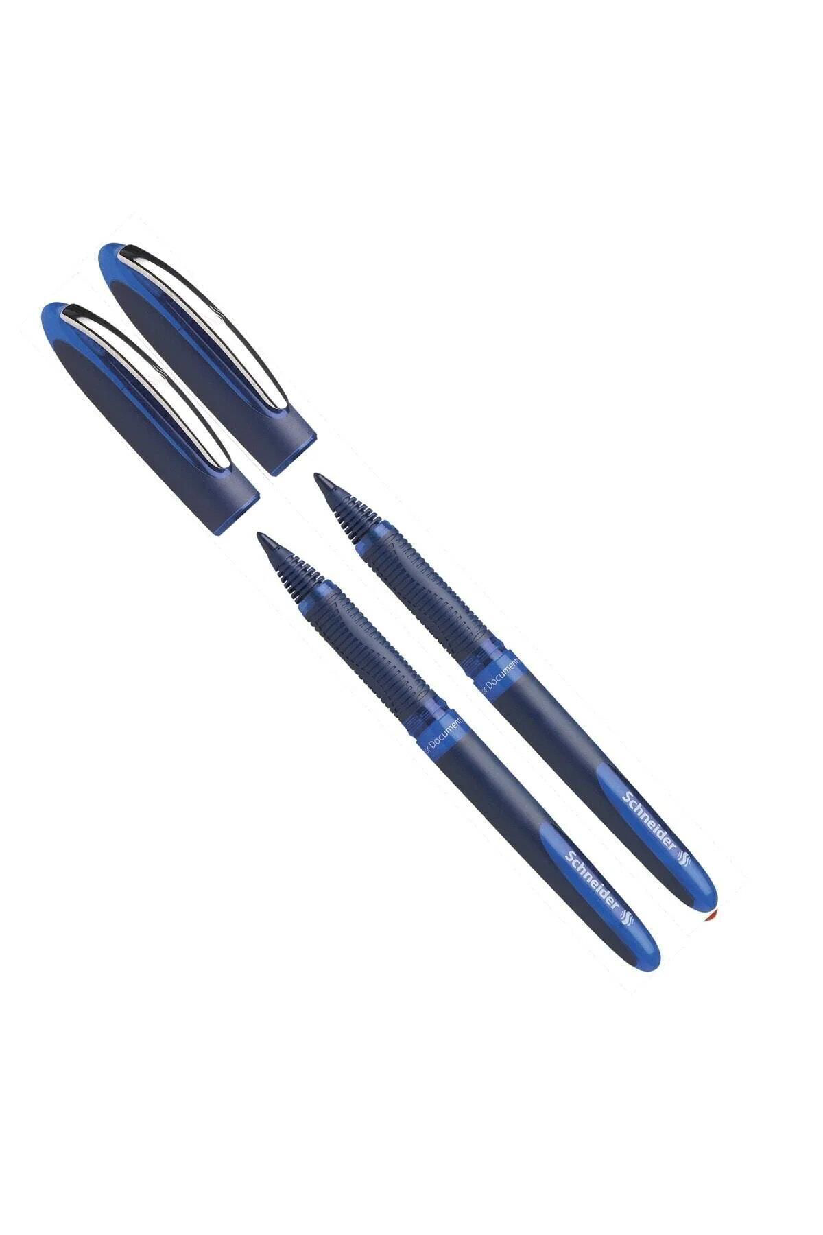 Schneider One Business 0,6 Mm Roller İmza Kalemi Mavi 2 Adet