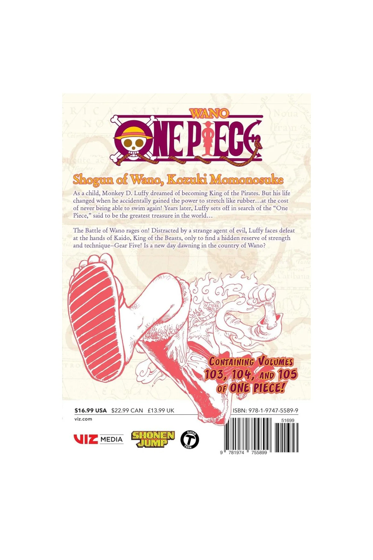 One Piece (Omnibus Edition), Vol. 35: Includes vols. 103, 104 & 1