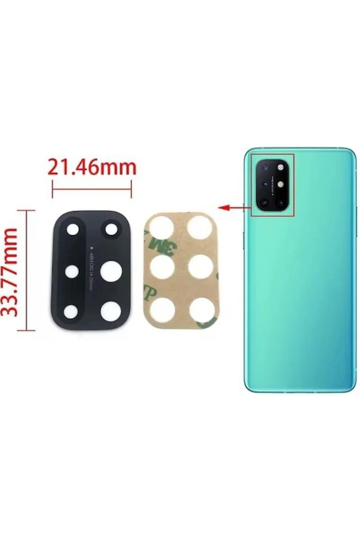 One Plus 8t Ile Uyumlu Kamera Camı KB2000 KB2001 KB2003