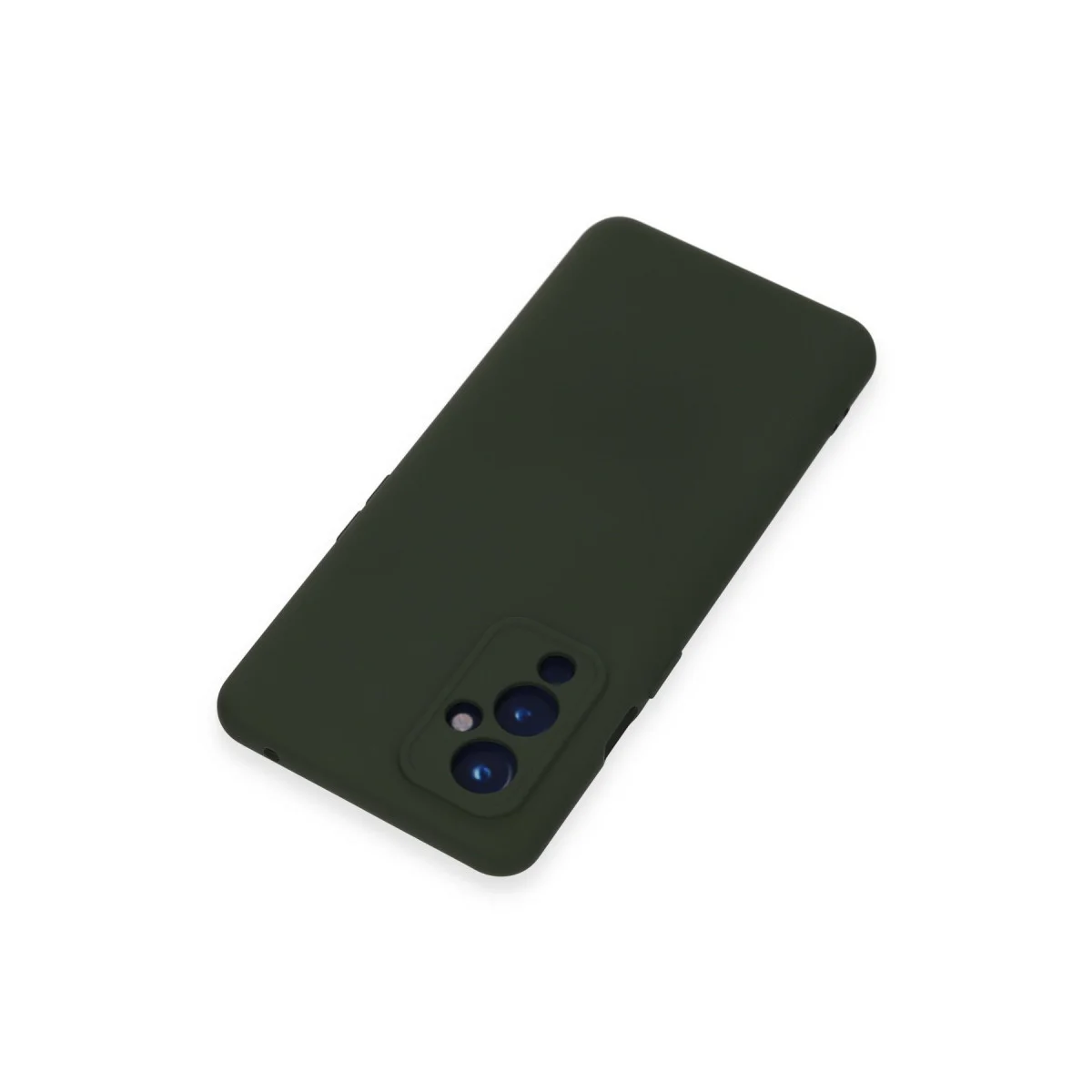 One Plus 9 Kılıf - Nano İçi Kadife Silikon, Koyu Yeşil ve Ultra Şık Koruma
