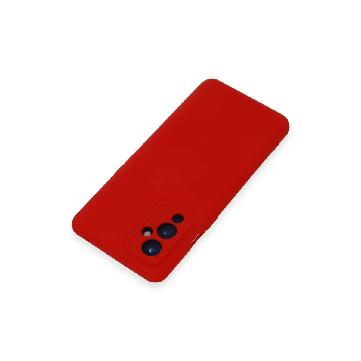 One Plus 9 Kılıf Nano içi Kadife Silikon - Kırmızı One Plus 9 Kılıf Nano içi Kadife Silikon - Kırmızı