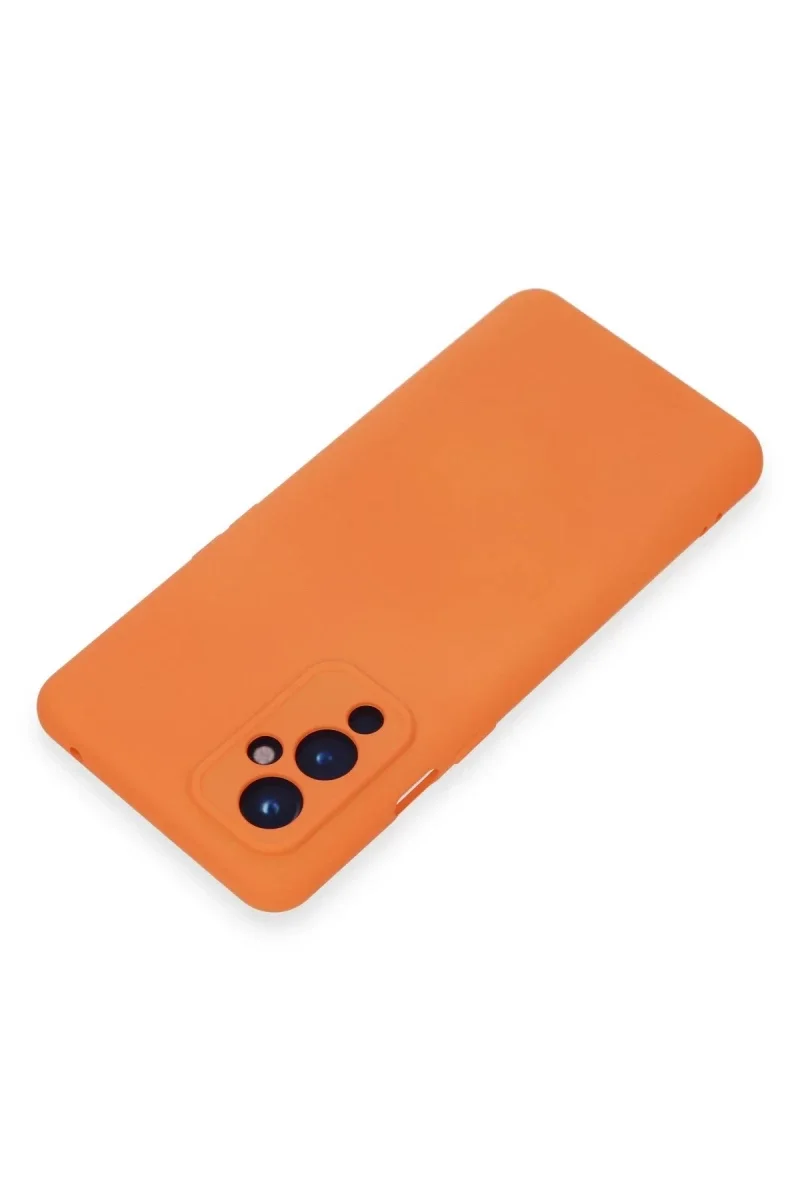 One Plus 9 Kılıf Nano içi Kadife Silikon - Turuncu One Plus 9 Kılıf Nano içi Kadife Silikon - Turuncu