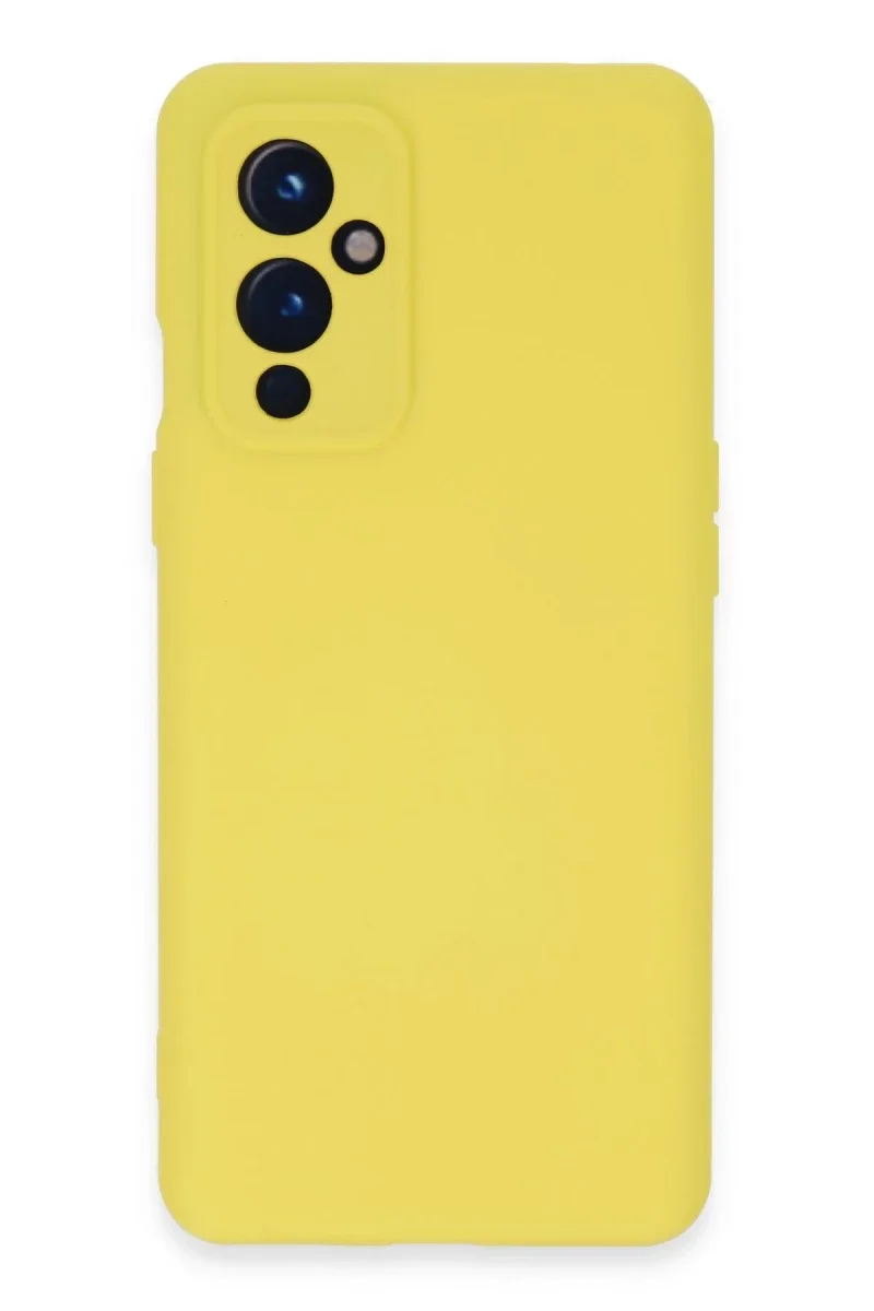 One Plus 9 Kılıf Nano içi Kadife Silikon - Sarı Fiyatı, Yorumları ve Özellikleri