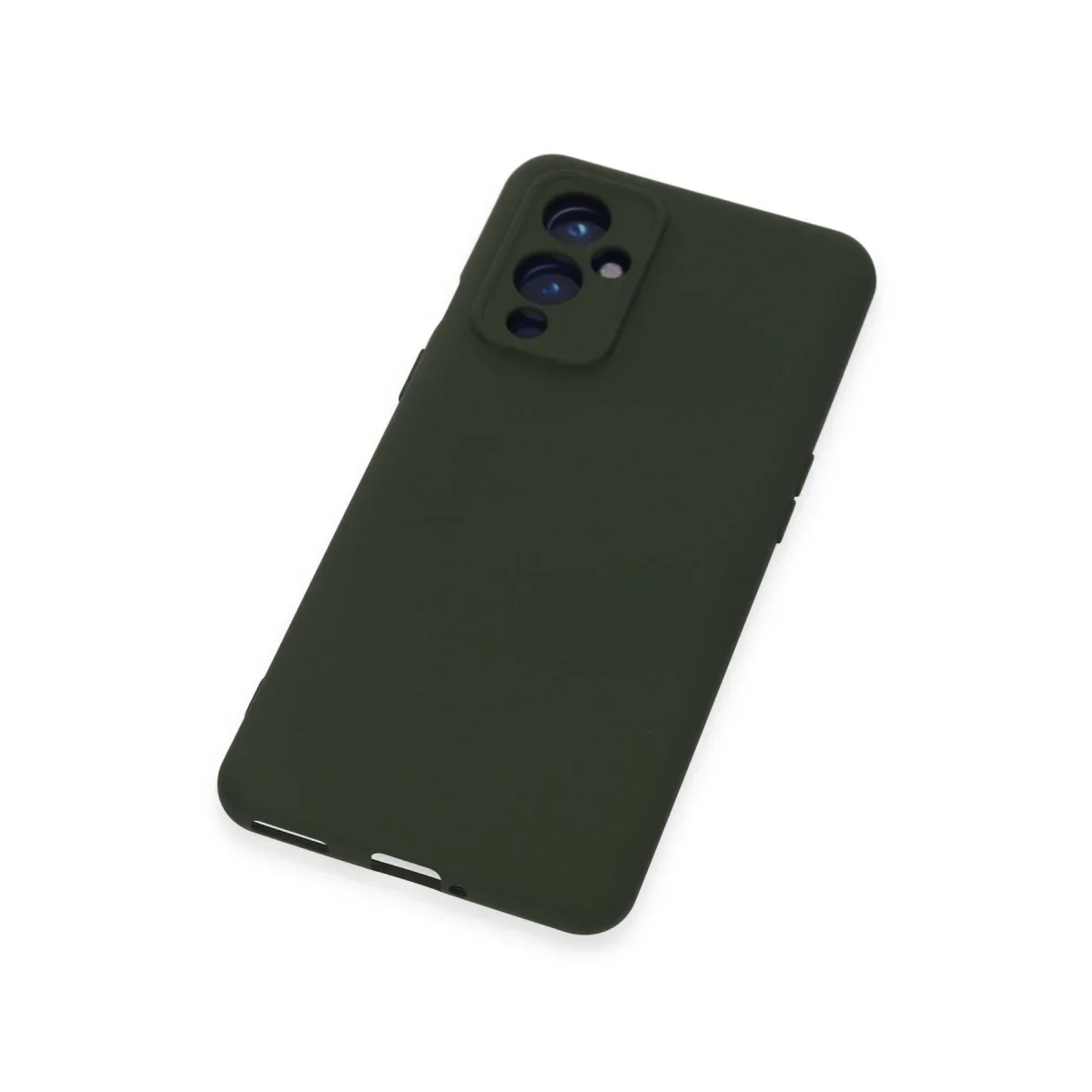 One Plus 9 Kılıf Nano içi Kadife Silikon - Koyu Yeşil One Plus 9 Kılıf Nano içi Kadife Silikon - Koyu Yeşil