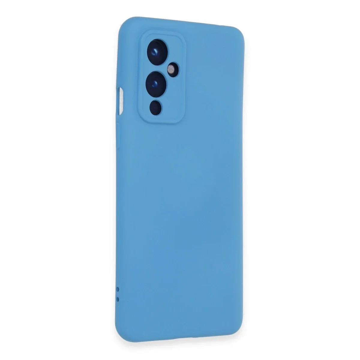 One Plus 9 Kılıf Nano içi Kadife Silikon - Mavi One Plus 9 Kılıf Nano içi Kadife Silikon - Mavi