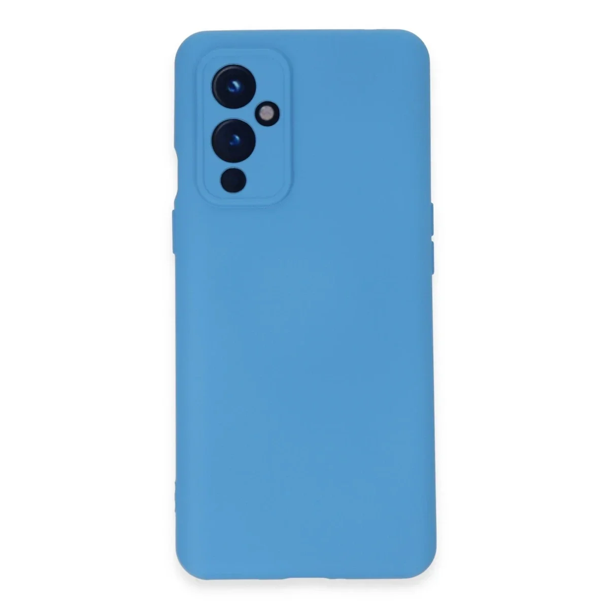 One Plus 9 Kılıf Nano içi Kadife Silikon - Mavi One Plus 9 Kılıf Nano içi Kadife Silikon - Mavi