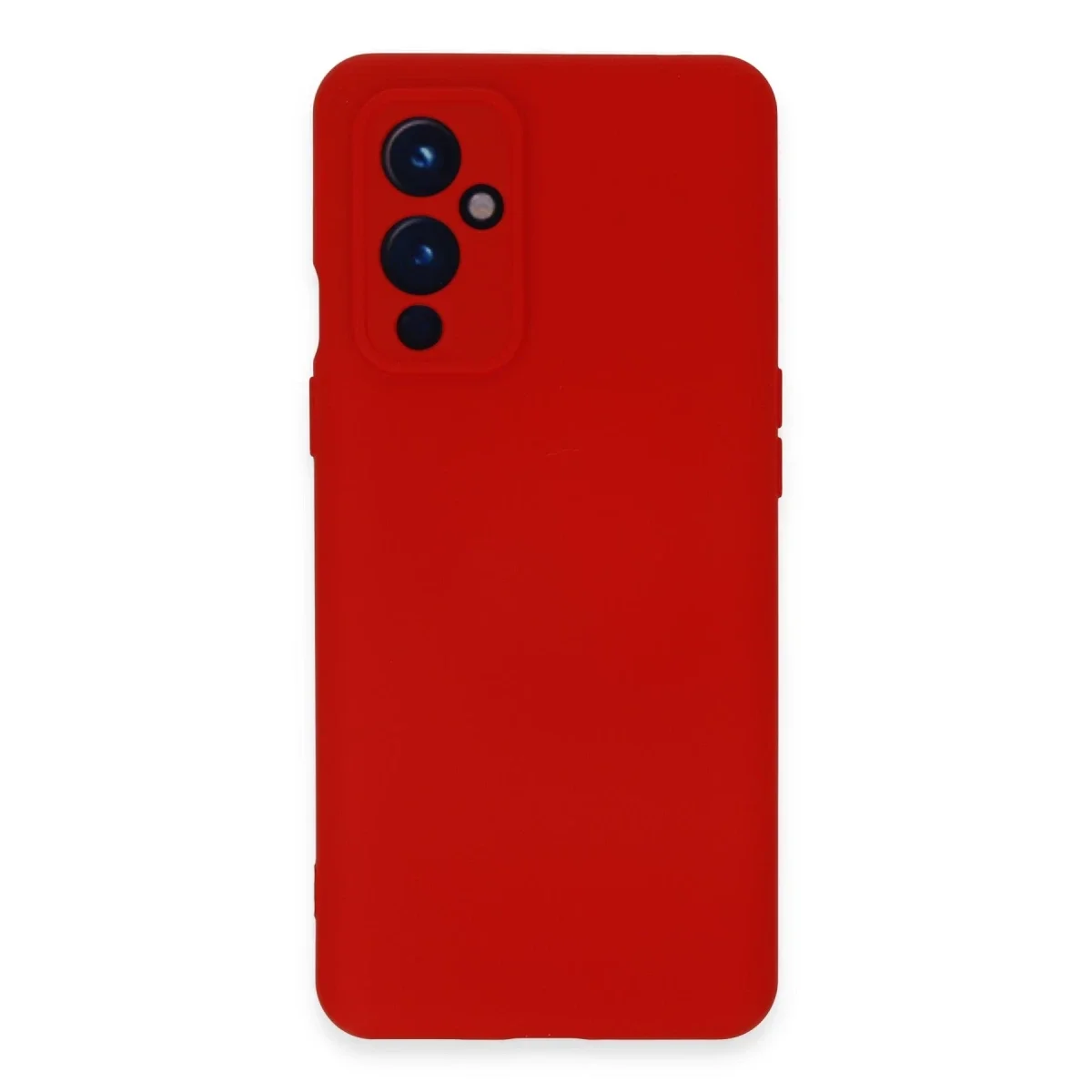 One Plus 9 Kılıf Nano içi Kadife Silikon - Kırmızı One Plus 9 Kılıf Nano içi Kadife Silikon - Kırmızı