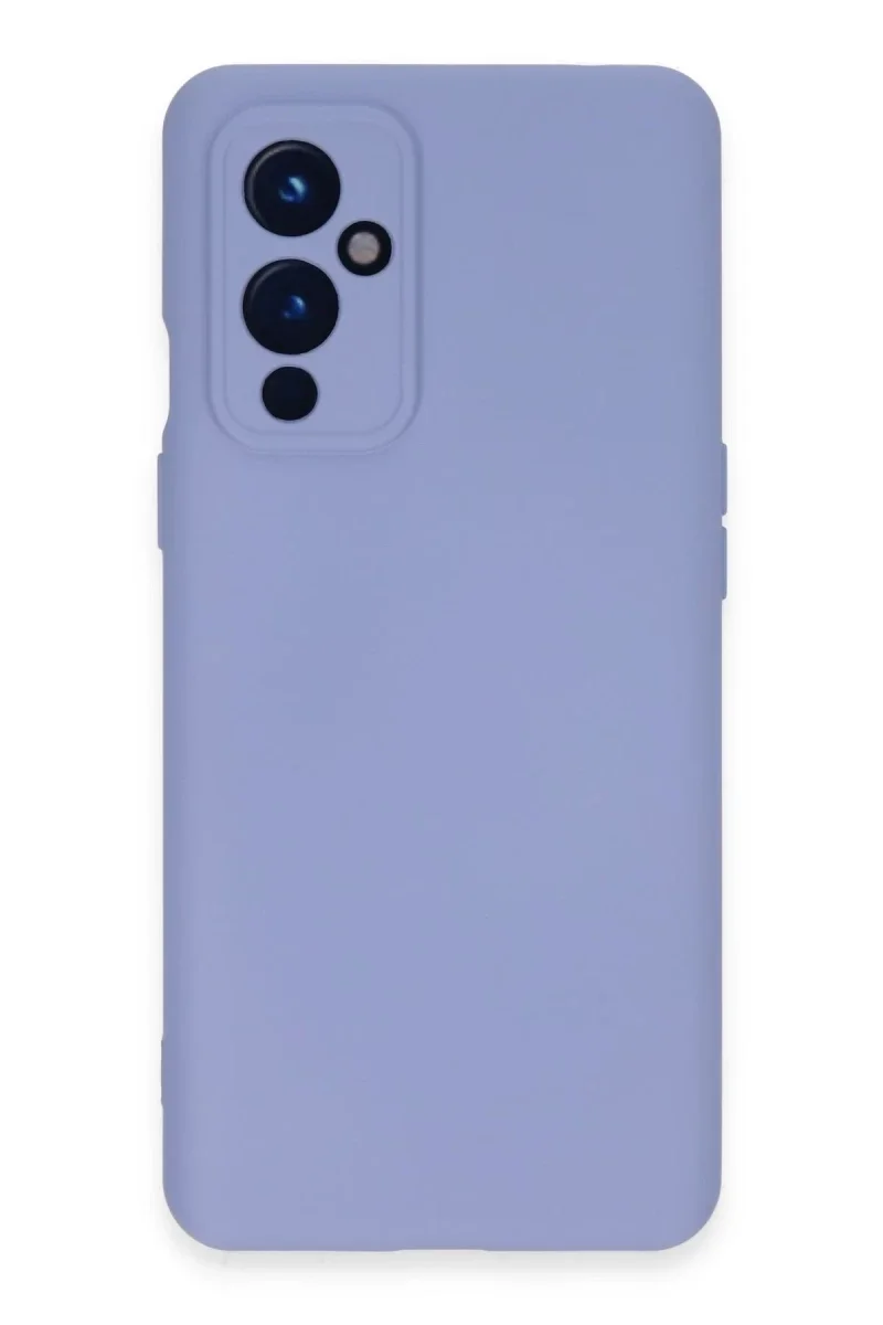 One Plus 9 Kılıf Nano içi Kadife Silikon - Lila One Plus 9 Kılıf Nano içi Kadife Silikon - Lila