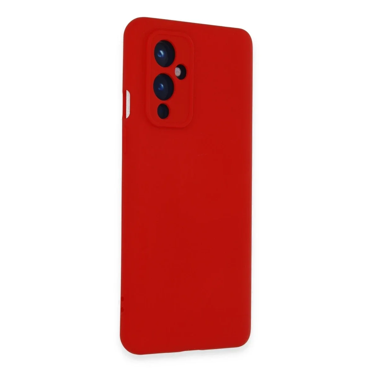 One Plus 9 Kılıf Nano içi Kadife Silikon - Kırmızı One Plus 9 Kılıf Nano içi Kadife Silikon - Kırmızı
