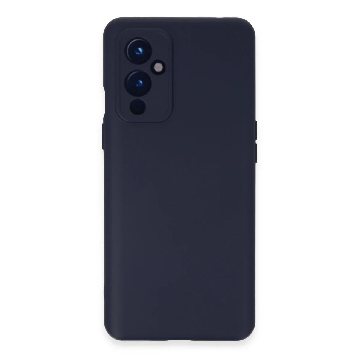 One Plus 9 Nano İçi Kadife Silikon Kılıf - Lacivert