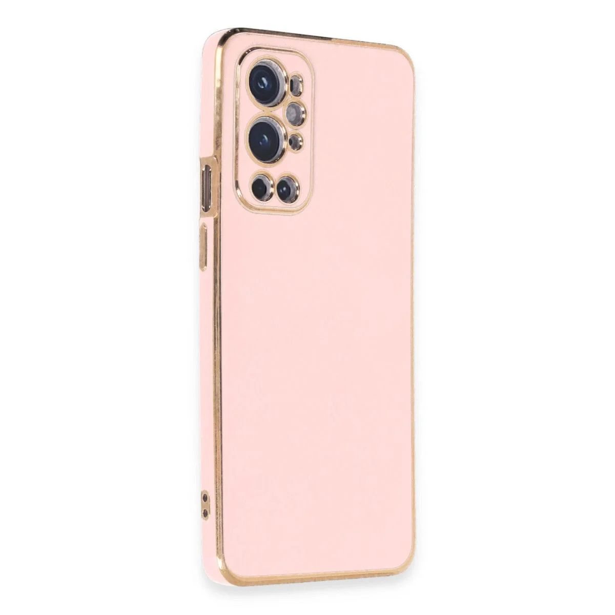 One Plus 9 Pro ile Uyumlu Volet Silikon Kılıf - Pembe, Gold Detaylı Fiyatı, Yorumları ve Özellikleri