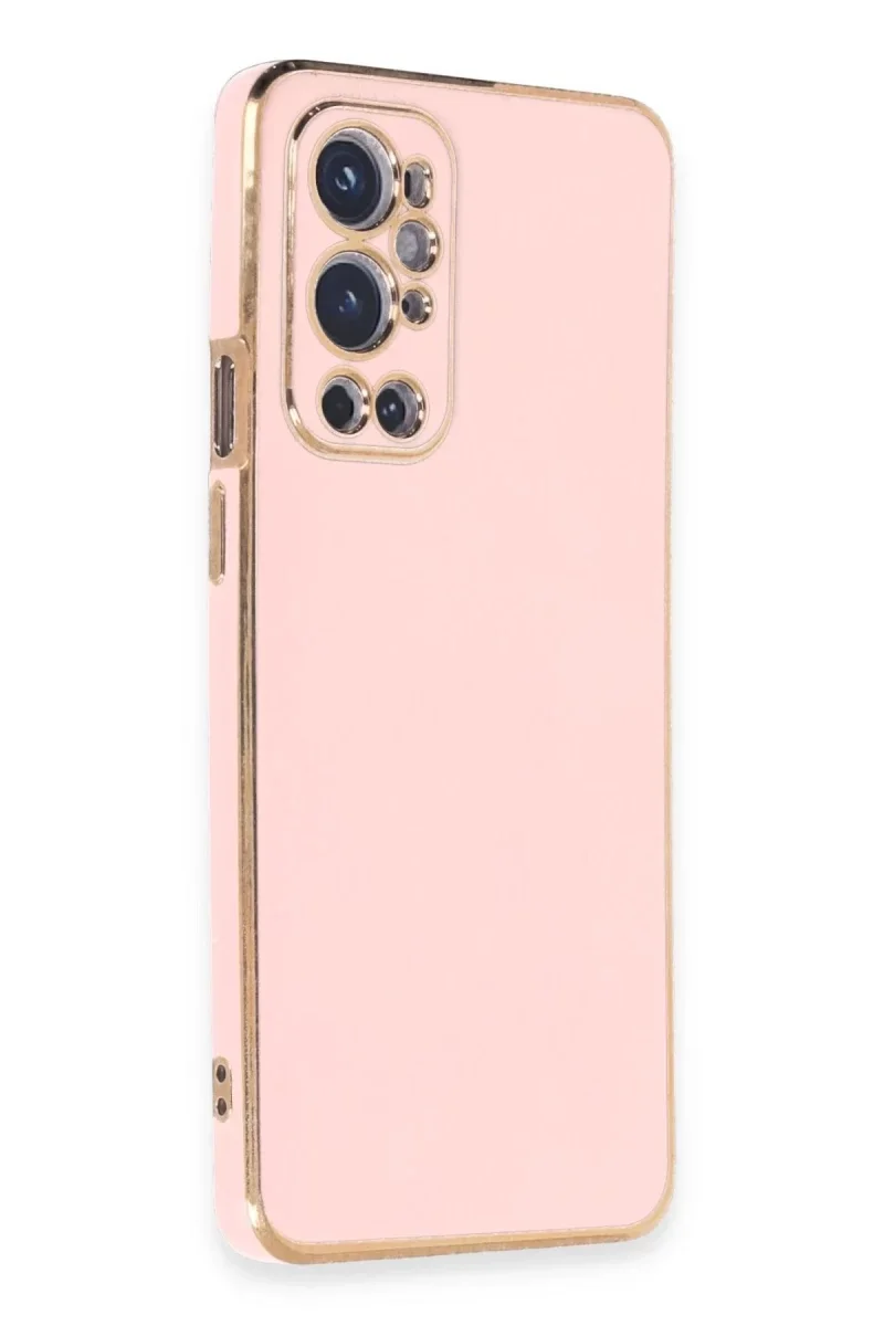 One Plus 9 Pro Kılıf Volet Silikon - Pembe One Plus 9 Pro Kılıf Volet Silikon - Pembe