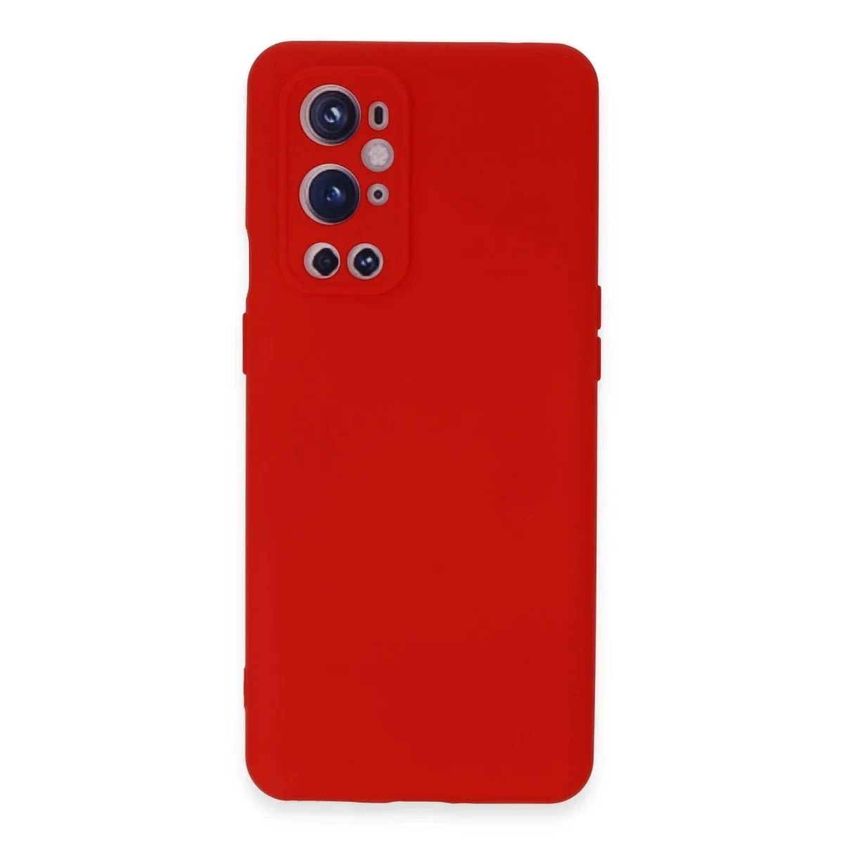 One Plus 9 Pro Kılıf Nano içi Kadife Silikon - Kırmızı